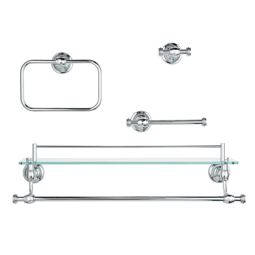 Juego de accesorios de pared Regency de 4 piezas