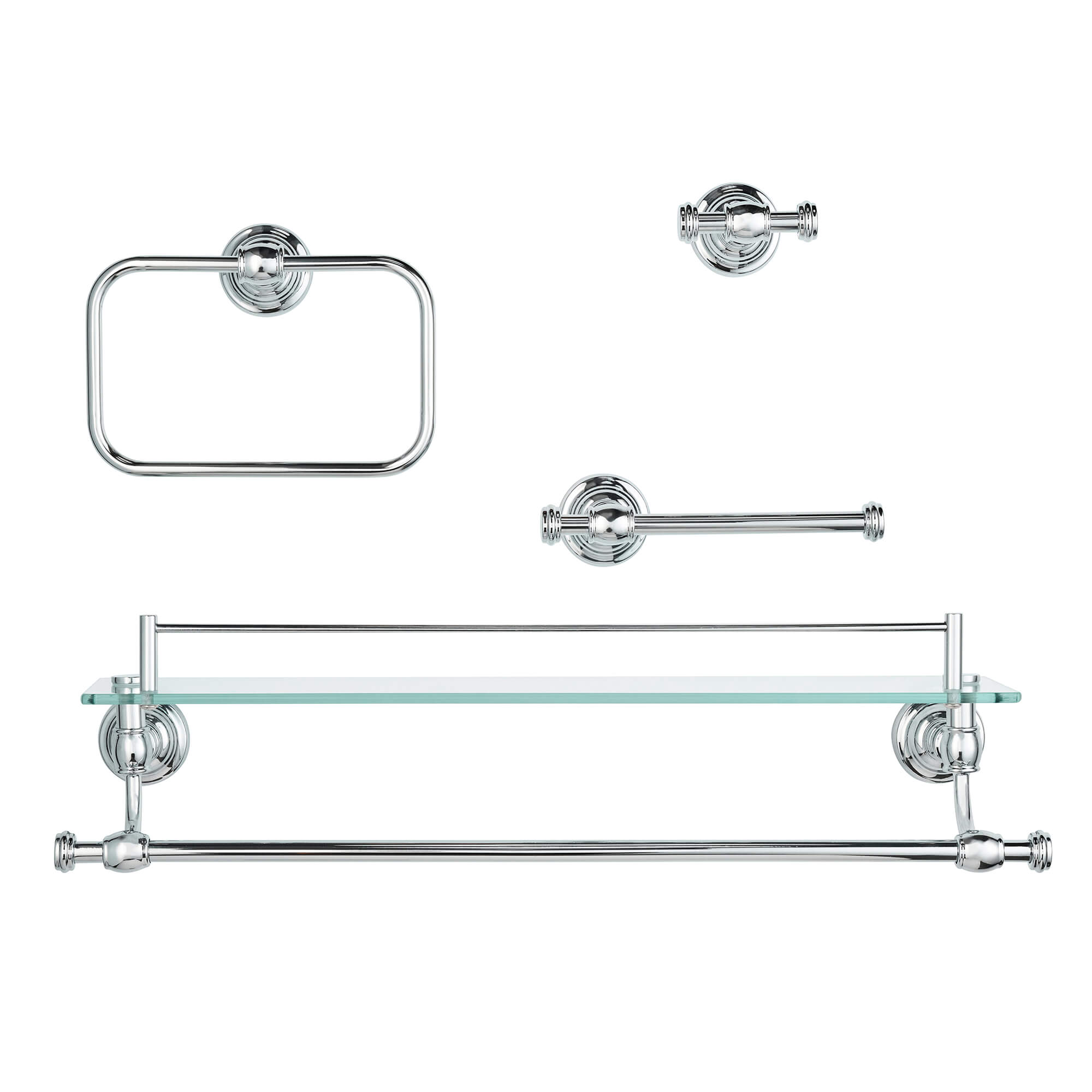 Regency Set de accesorios para pared de 4 piezas