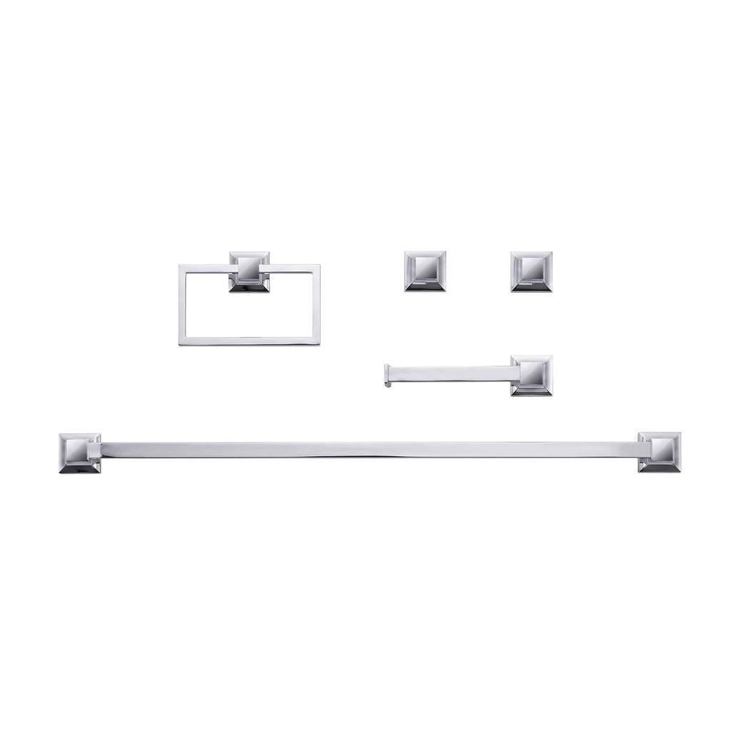 Juego de herrajes de pared de 5 piezas Parker