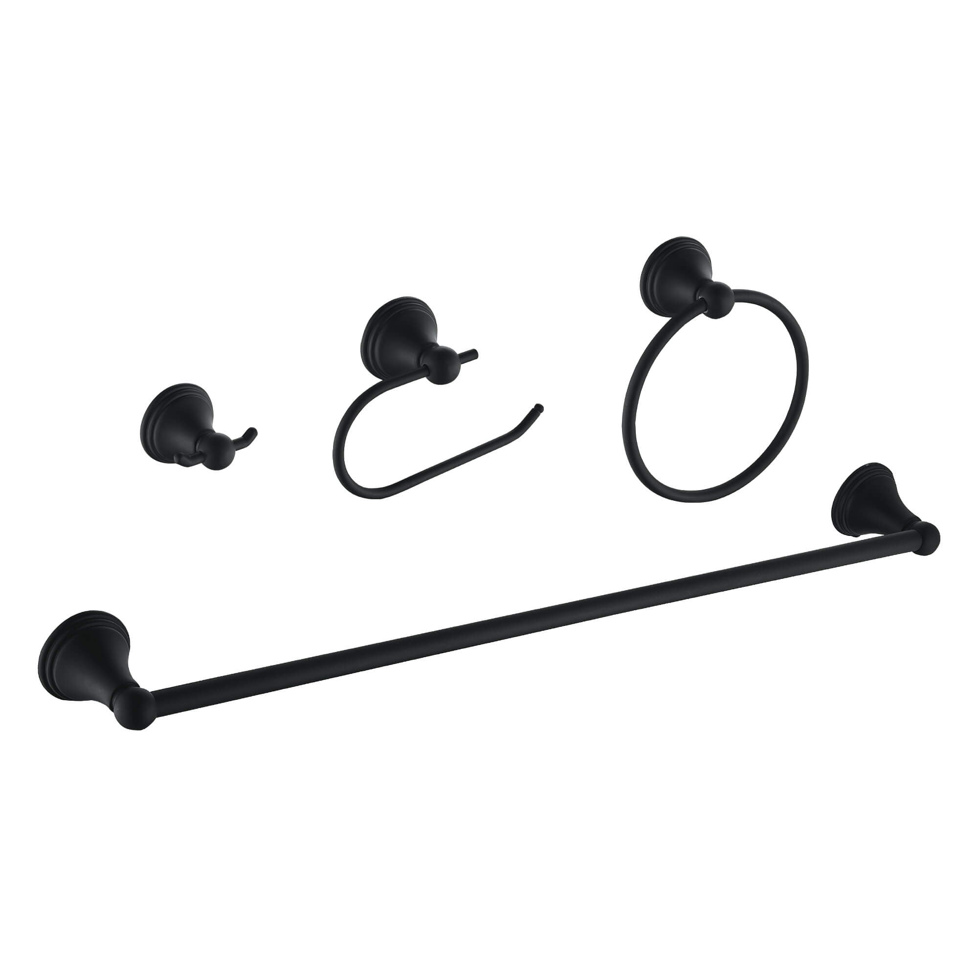 Dallas Set de accesorios para pared de 4 piezas