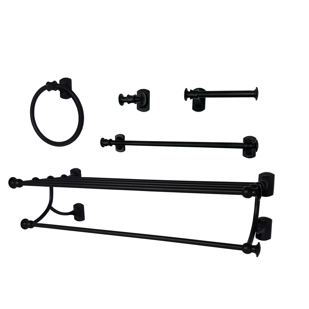 Hotel 5-Pc Wall Hardware Set