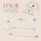Set de accesorios de pared Luxor de 5 piezas