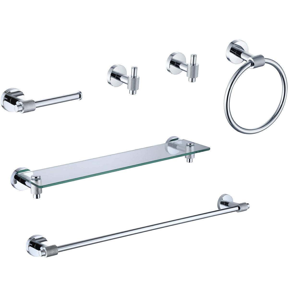 Juego de 6 accesorios de pared Milan
