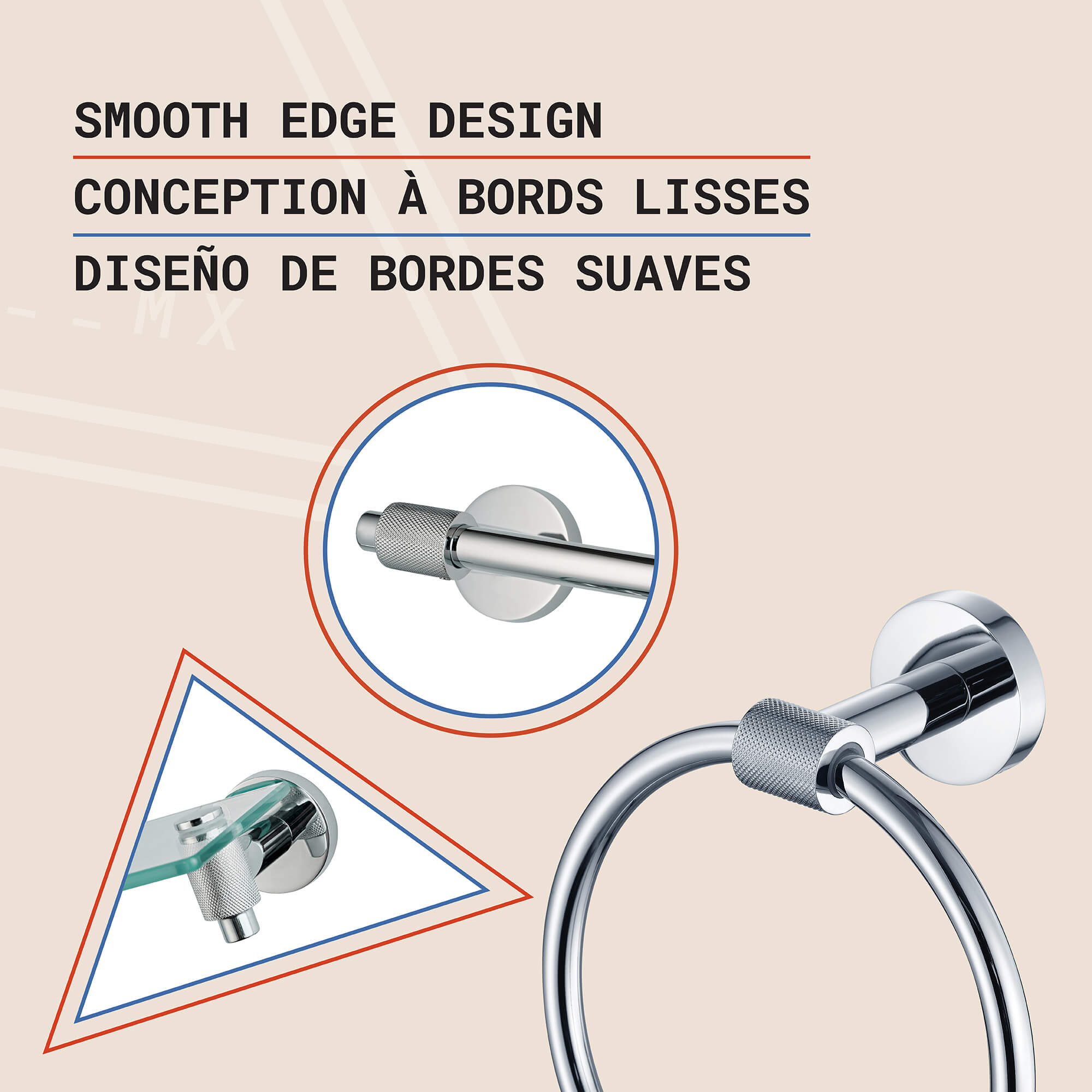 Milan 6-Piece Wall Hardware Set