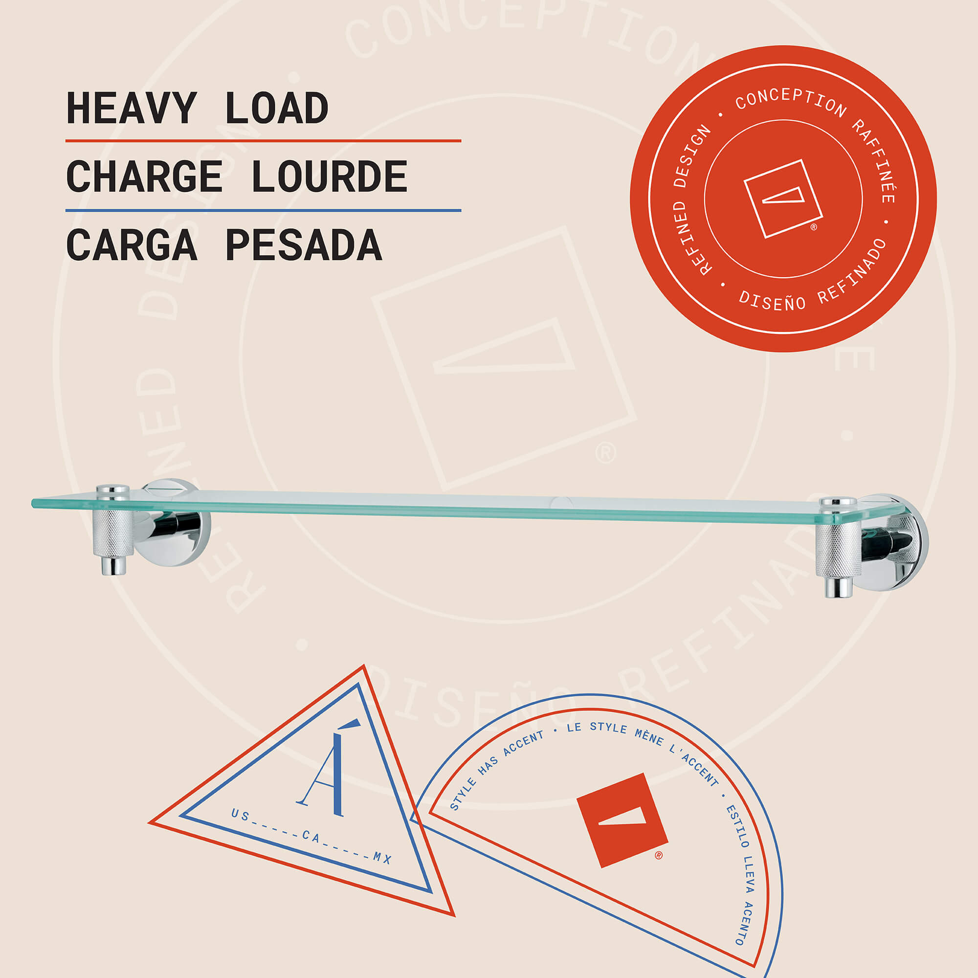 Milan 6-Piece Wall Hardware Set