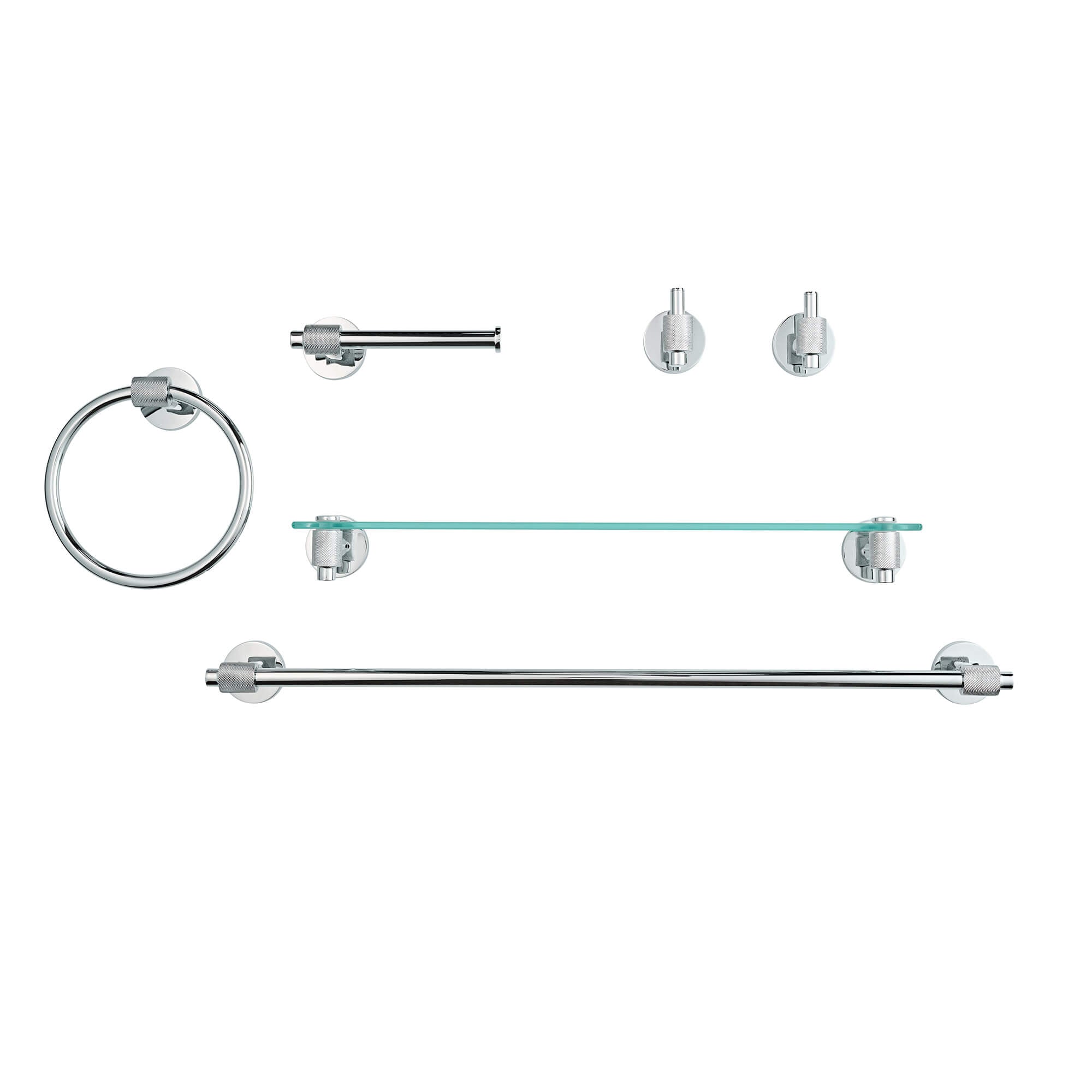 Milan 6-Piece Wall Hardware Set