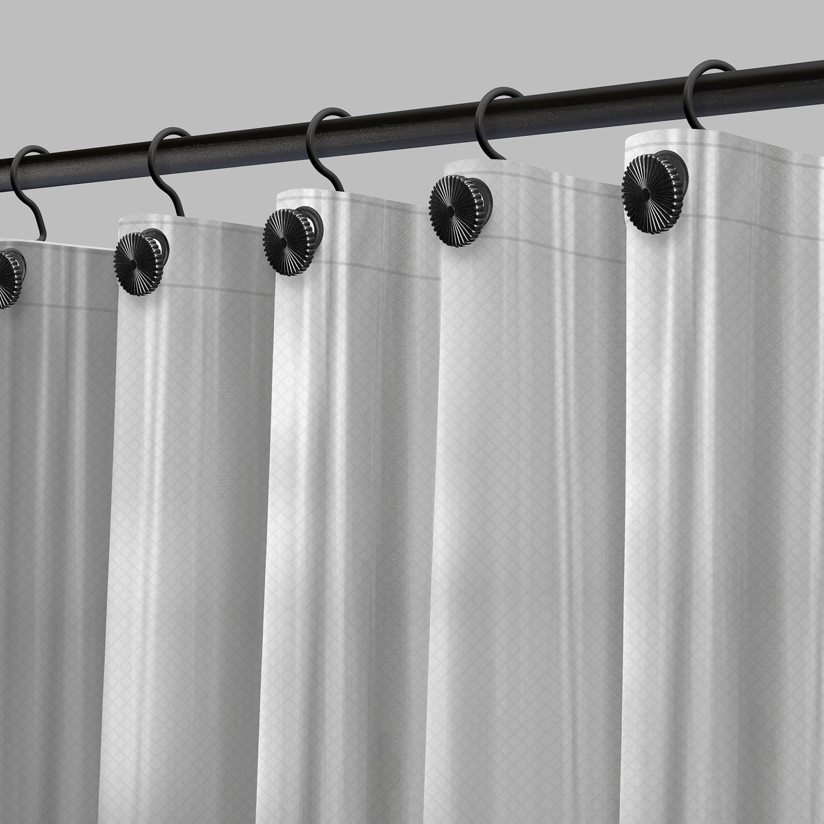 Diamonds PEVA Shower Liner