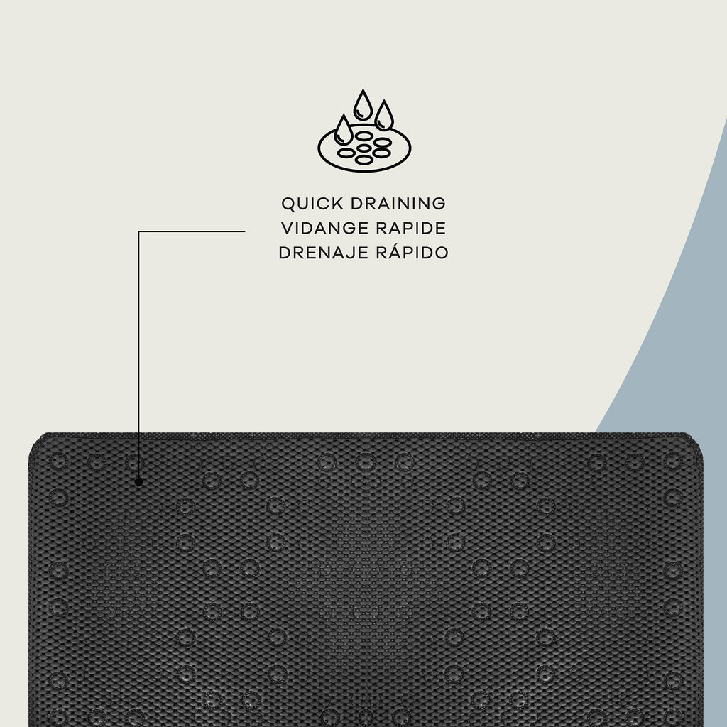 Alfombrilla de baño rectangular de espuma