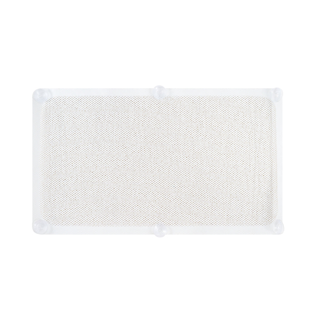 Alfombrilla de baño rectangular de lufa