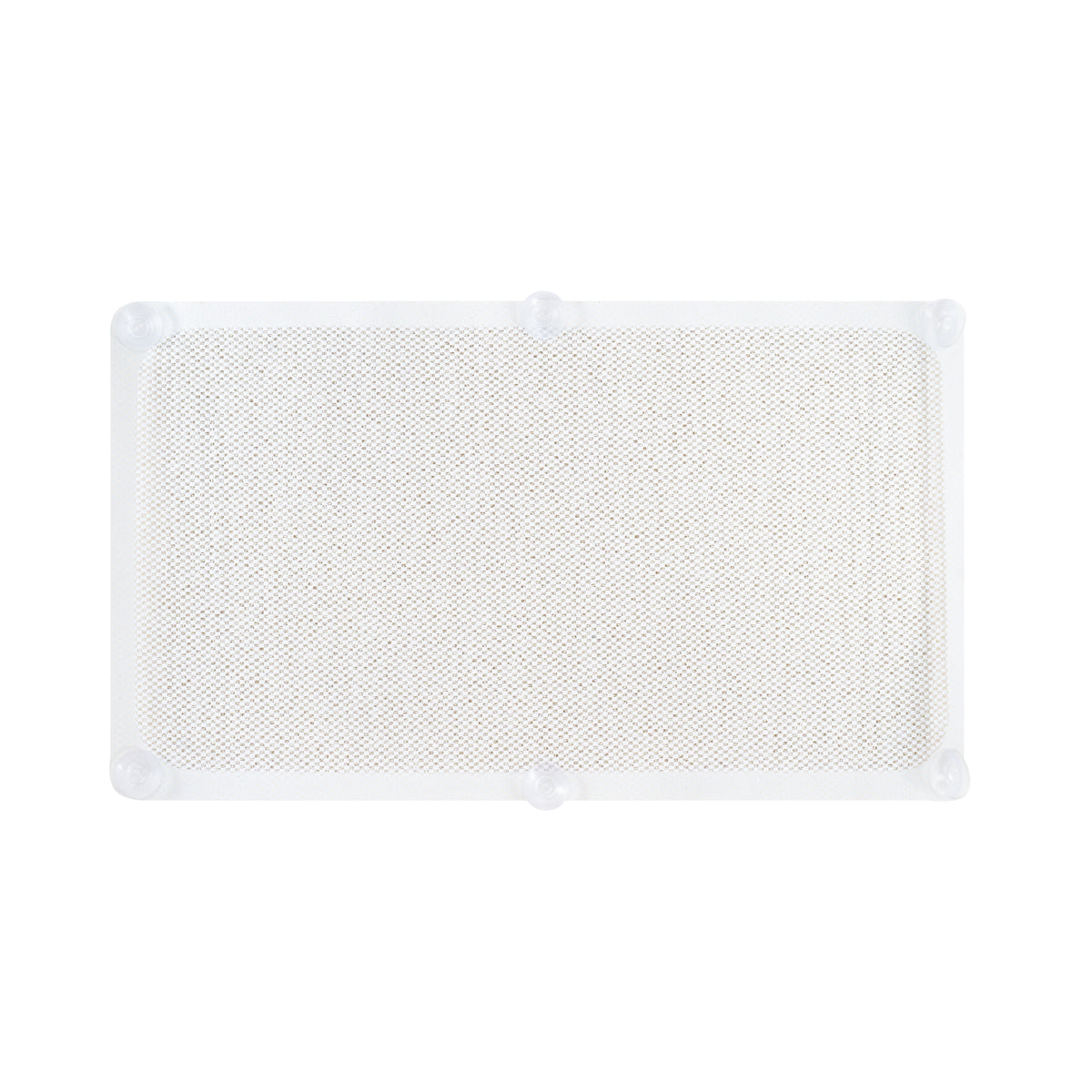 Alfombrilla de baño rectangular de lufa