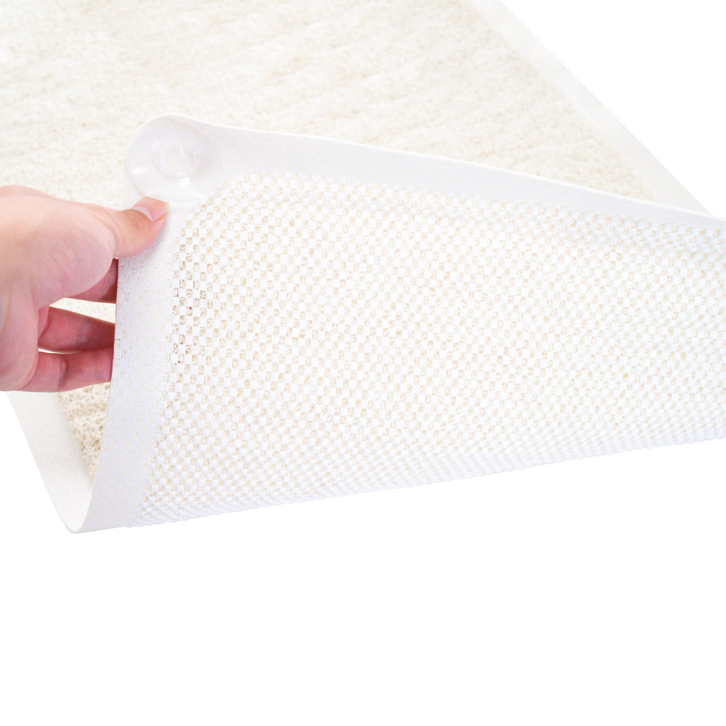 Alfombrilla de baño rectangular de lufa