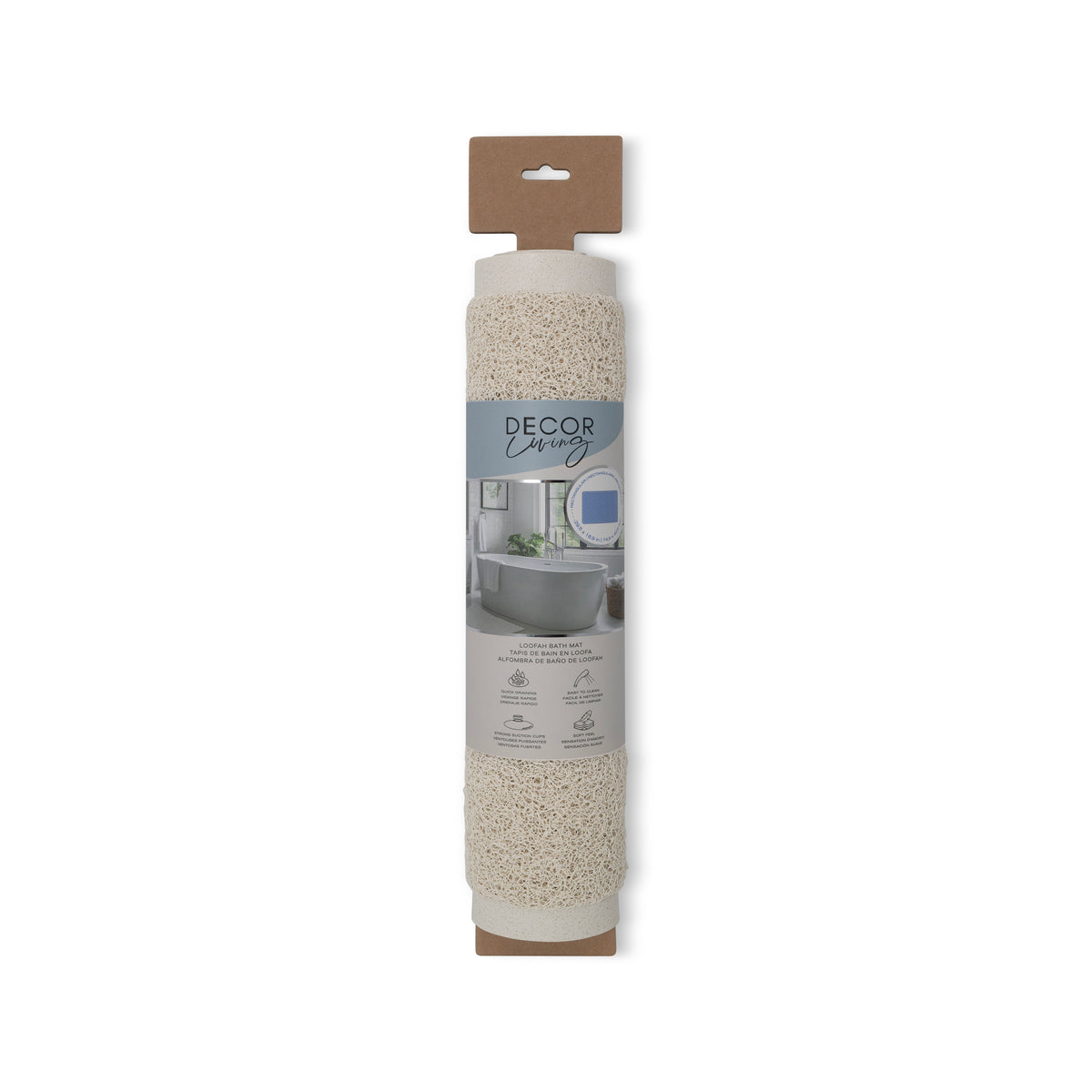 Rectangular Loofah Bathmat