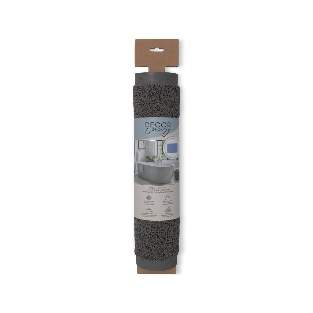 Alfombrilla de baño rectangular de lufa