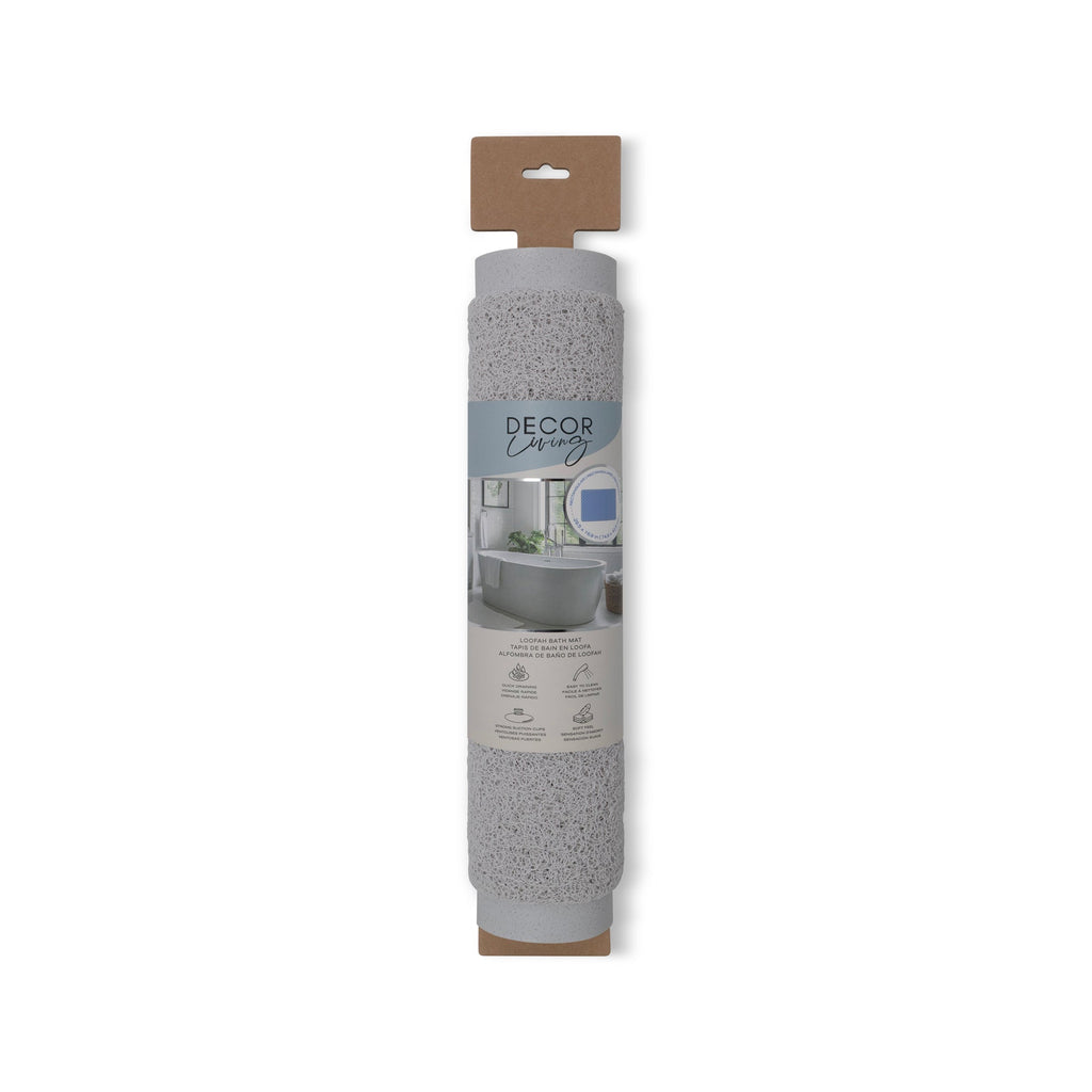 Alfombrilla de baño rectangular de lufa