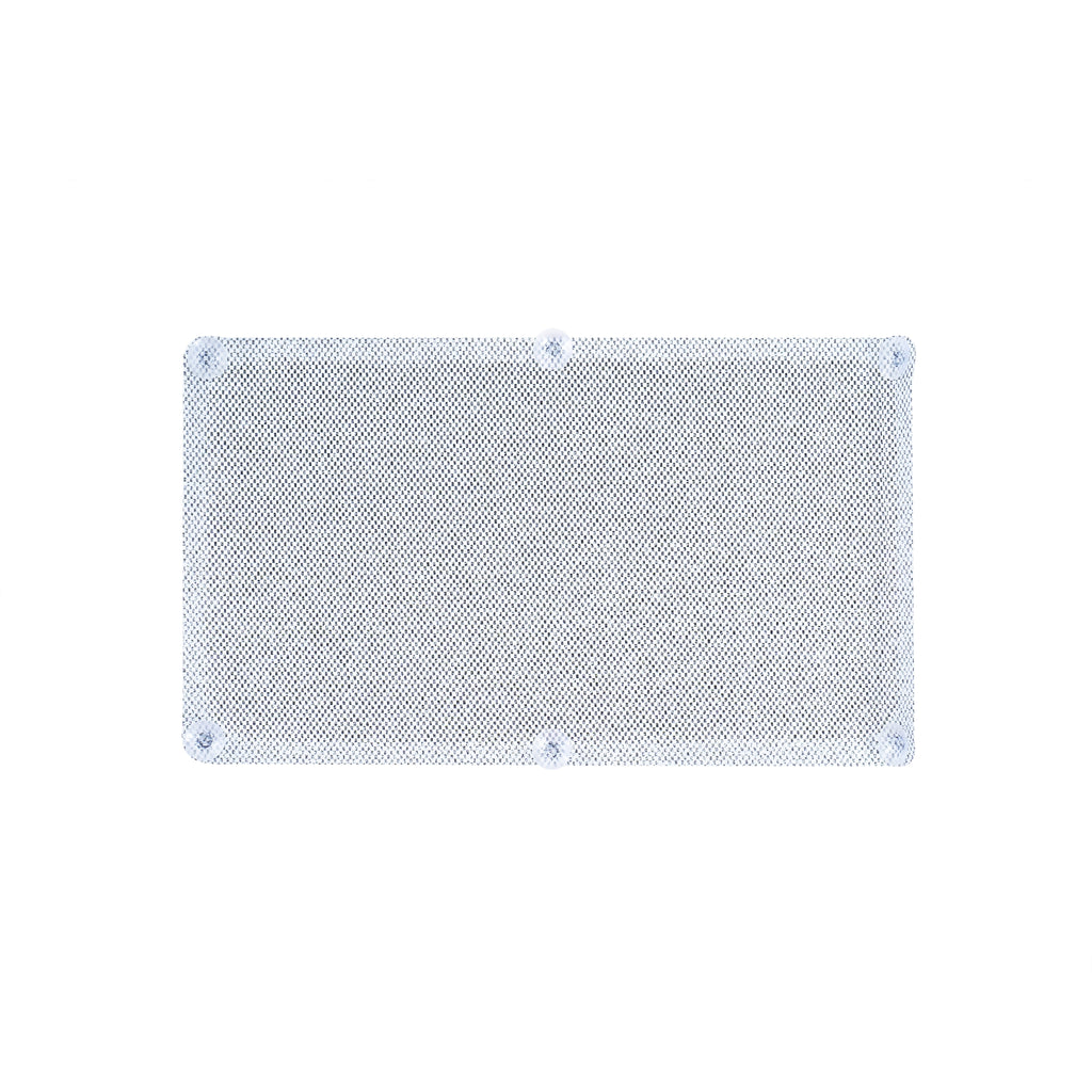 Alfombrilla de baño rectangular de lufa