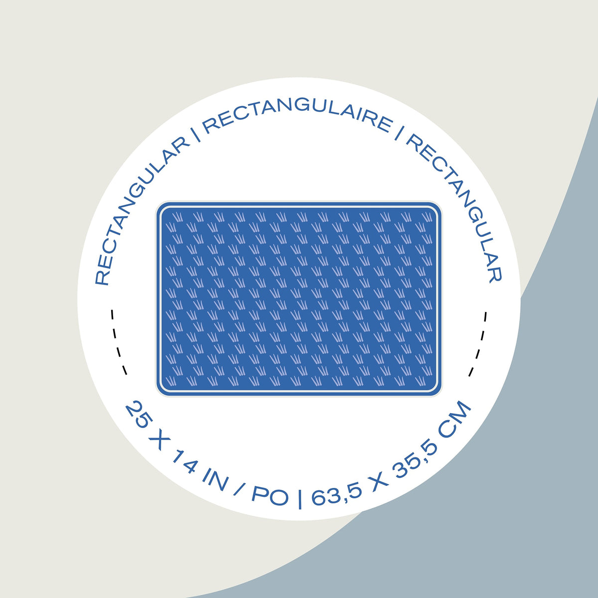 Tapis de douche imitation gazon