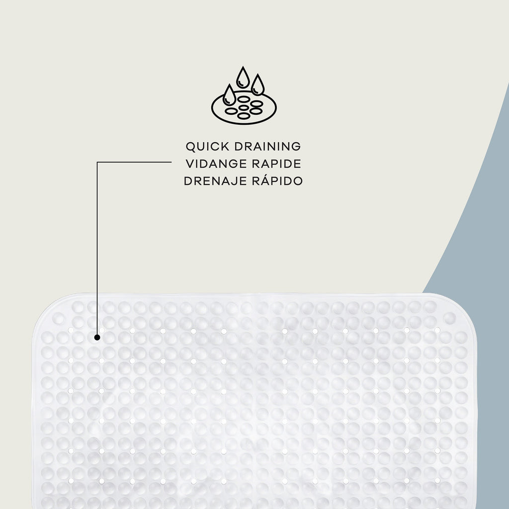 Alfombra de baño con burbujas