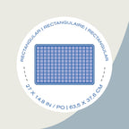 Alfombra de ducha con diseño de caja