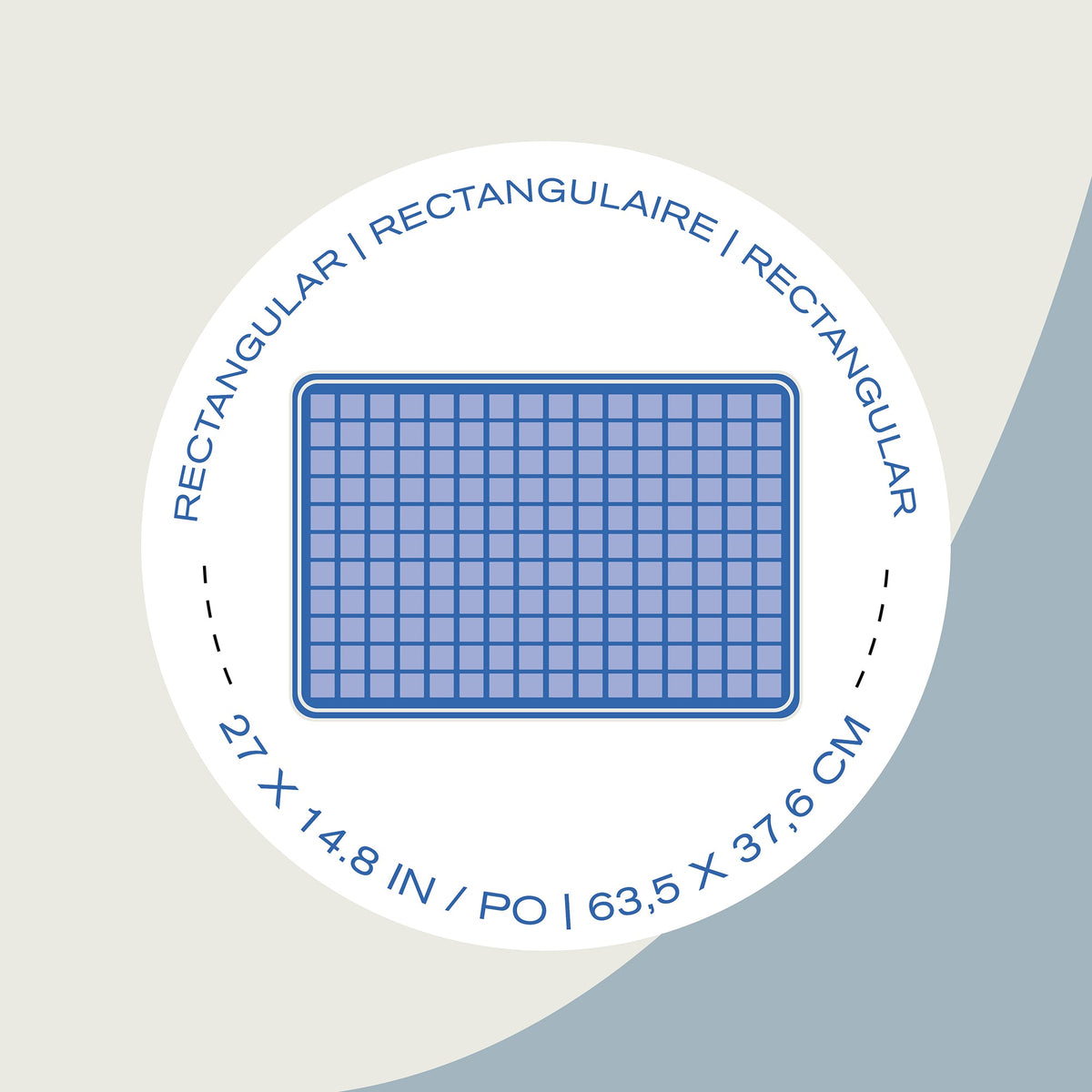 Alfombra de ducha con diseño de caja