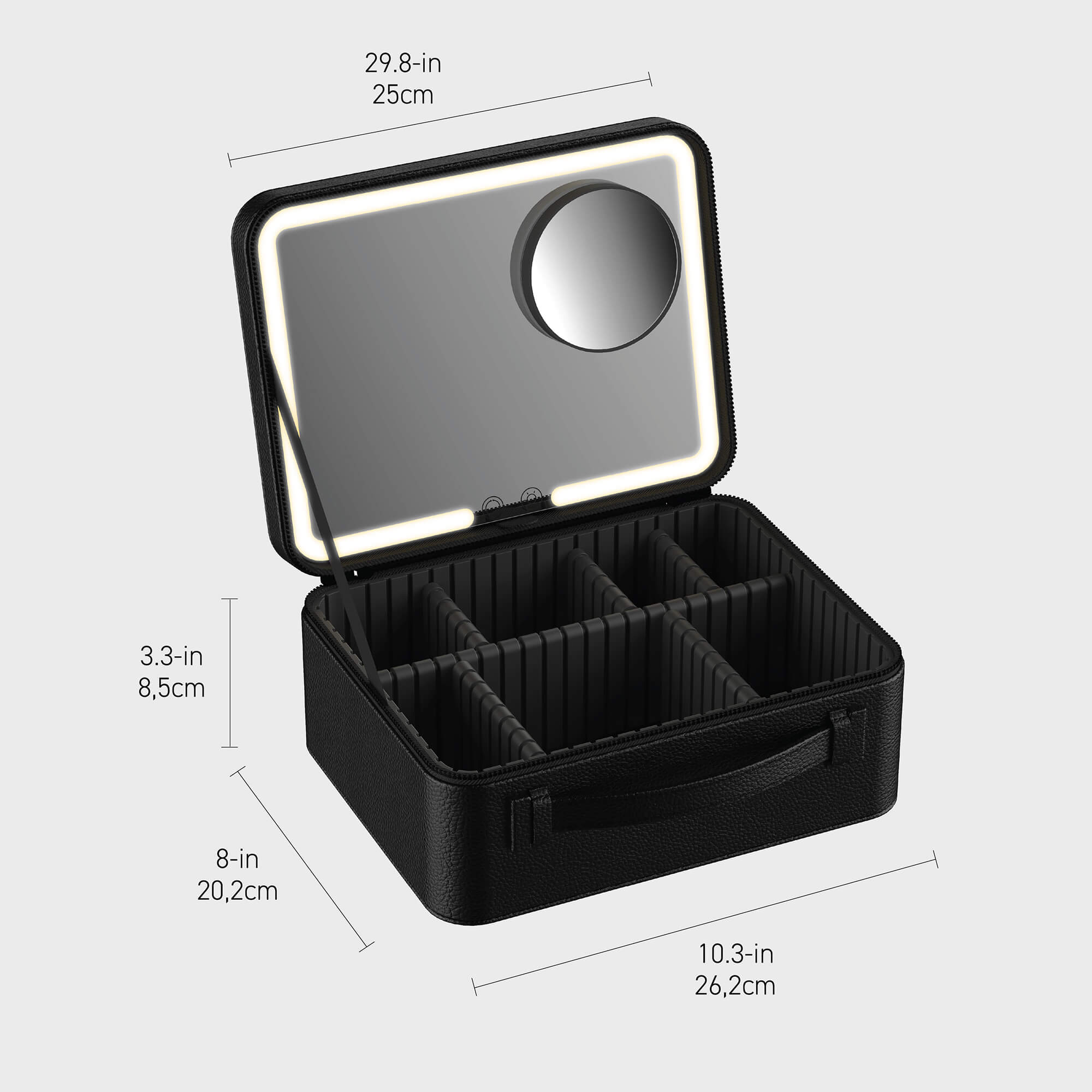 Remi Travel LED Mirror Case