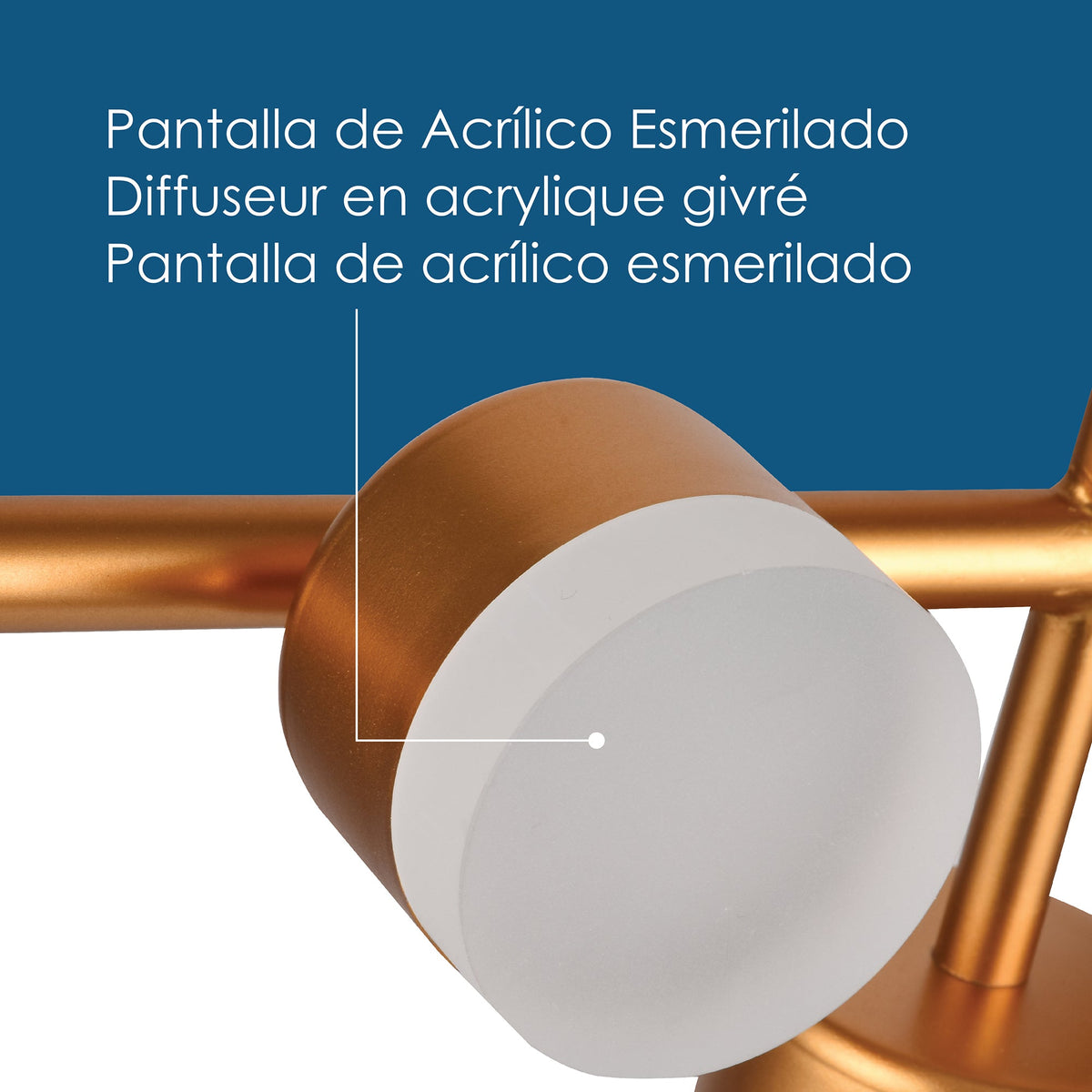 Lámpara colgante LED Lumiere