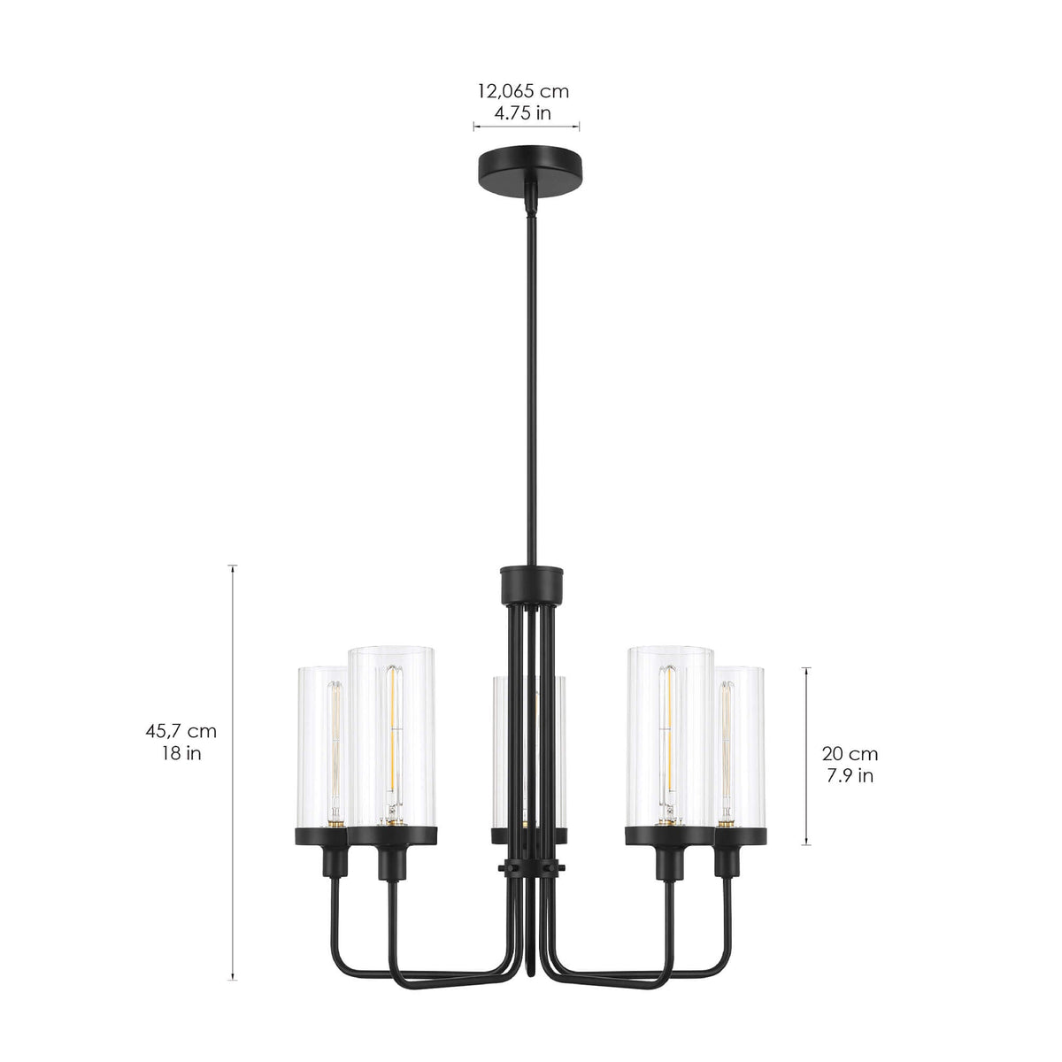 Candelabro Metier de 5 luces