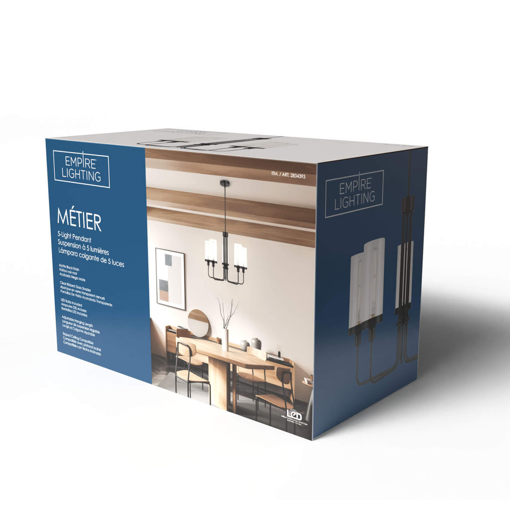Candelabro Metier de 5 luces