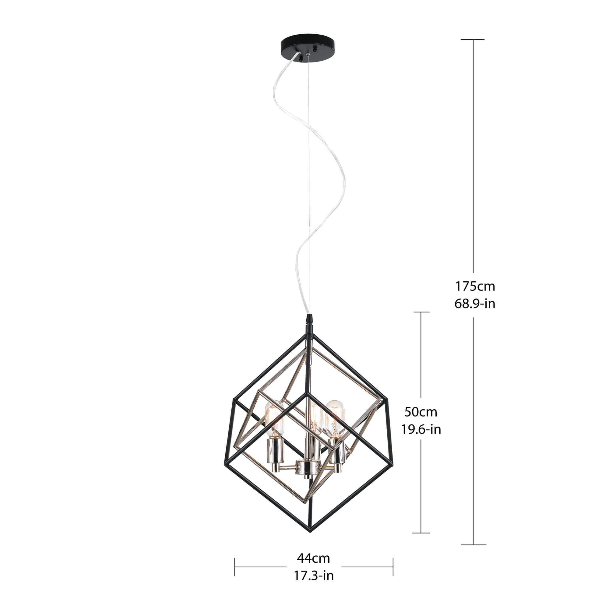 Geometric 3-Light Pendant