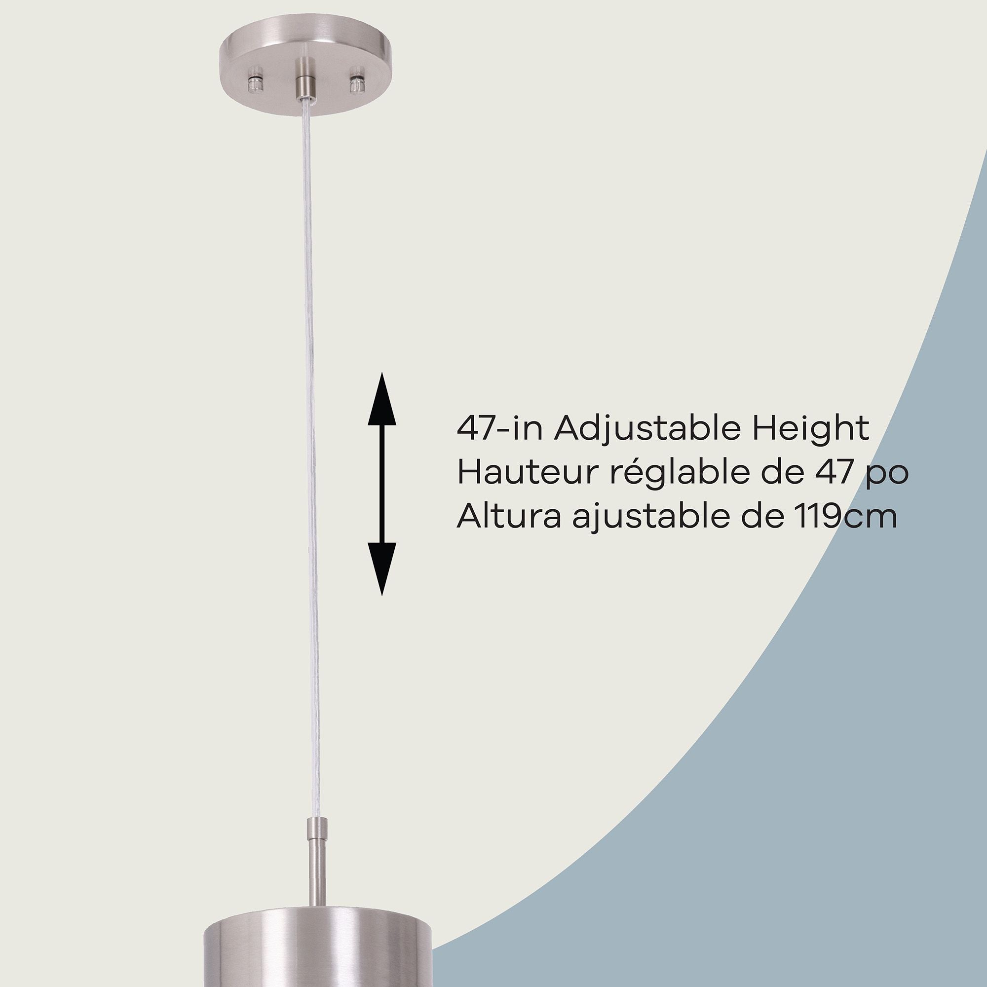 Athena Lámpara colgante de 1 luz