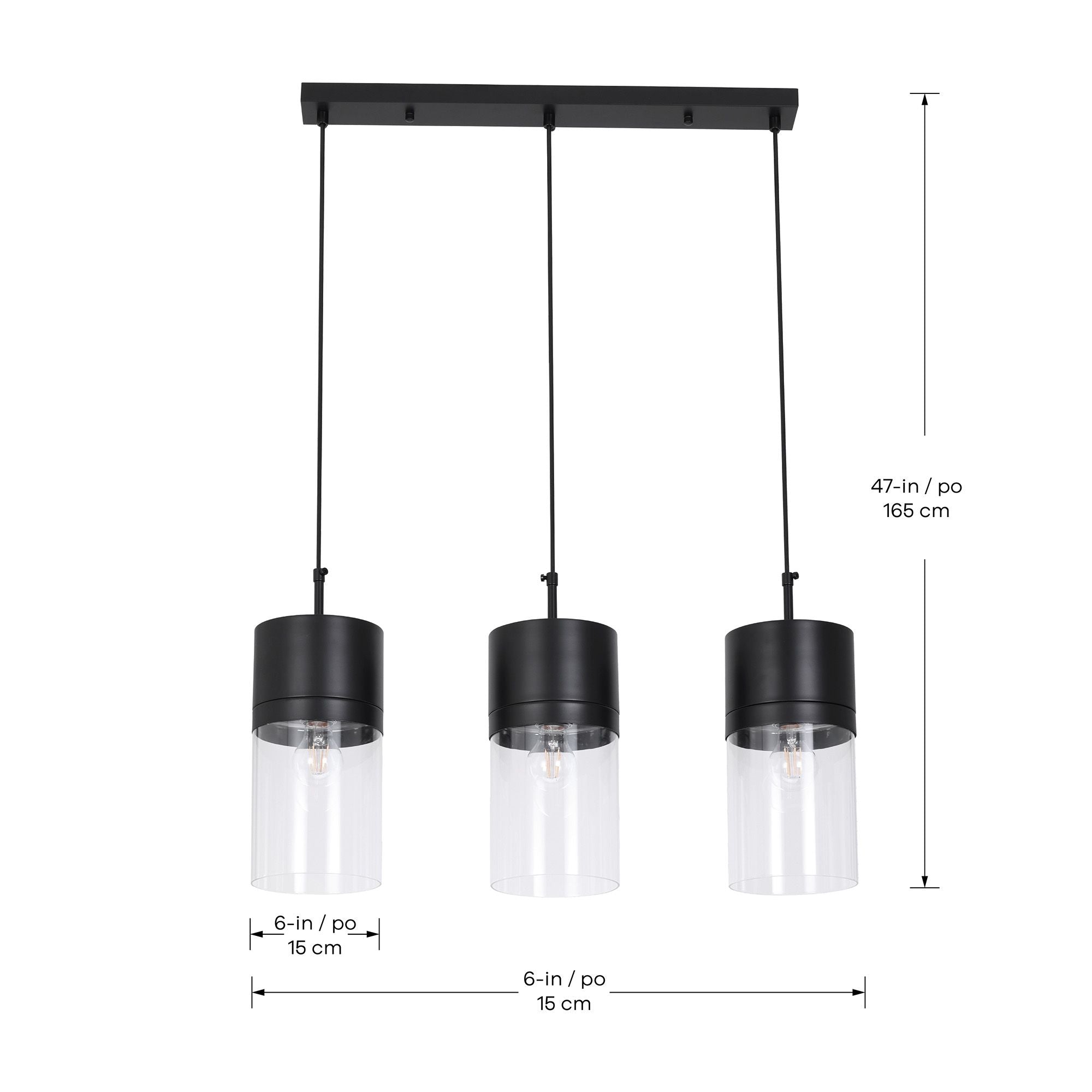 Athena Lámpara colgante de 1 luz