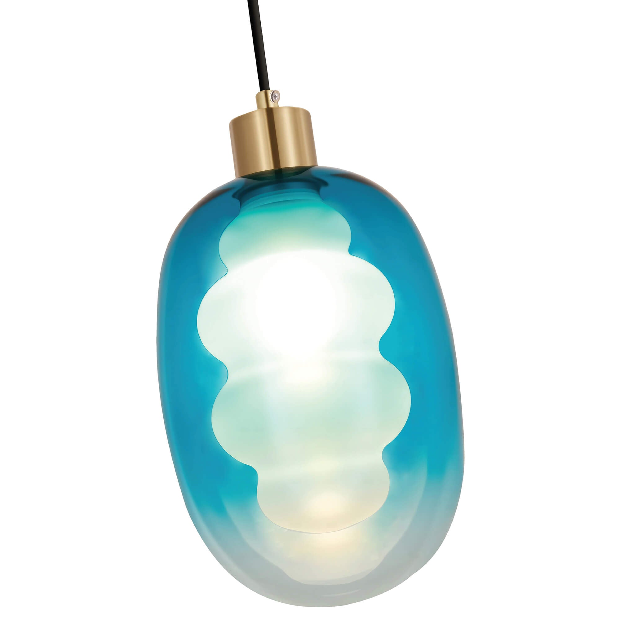 Aura Colgante de vidrio de 1 luz