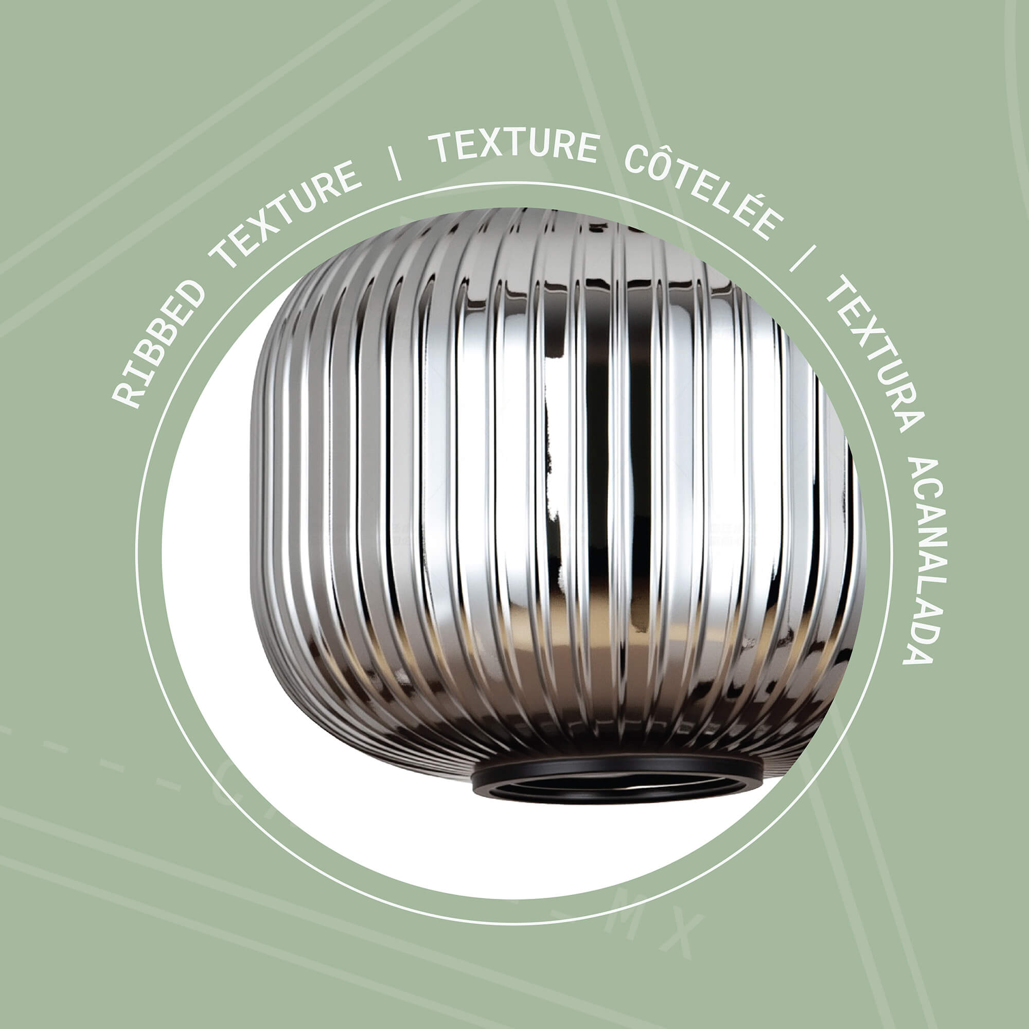 Strata 1-Light Glass Pendant