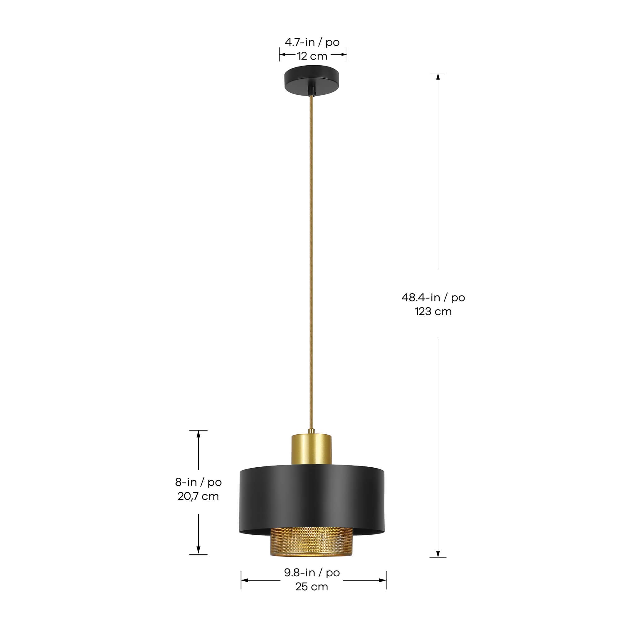 Cairo 1-Light Pendant