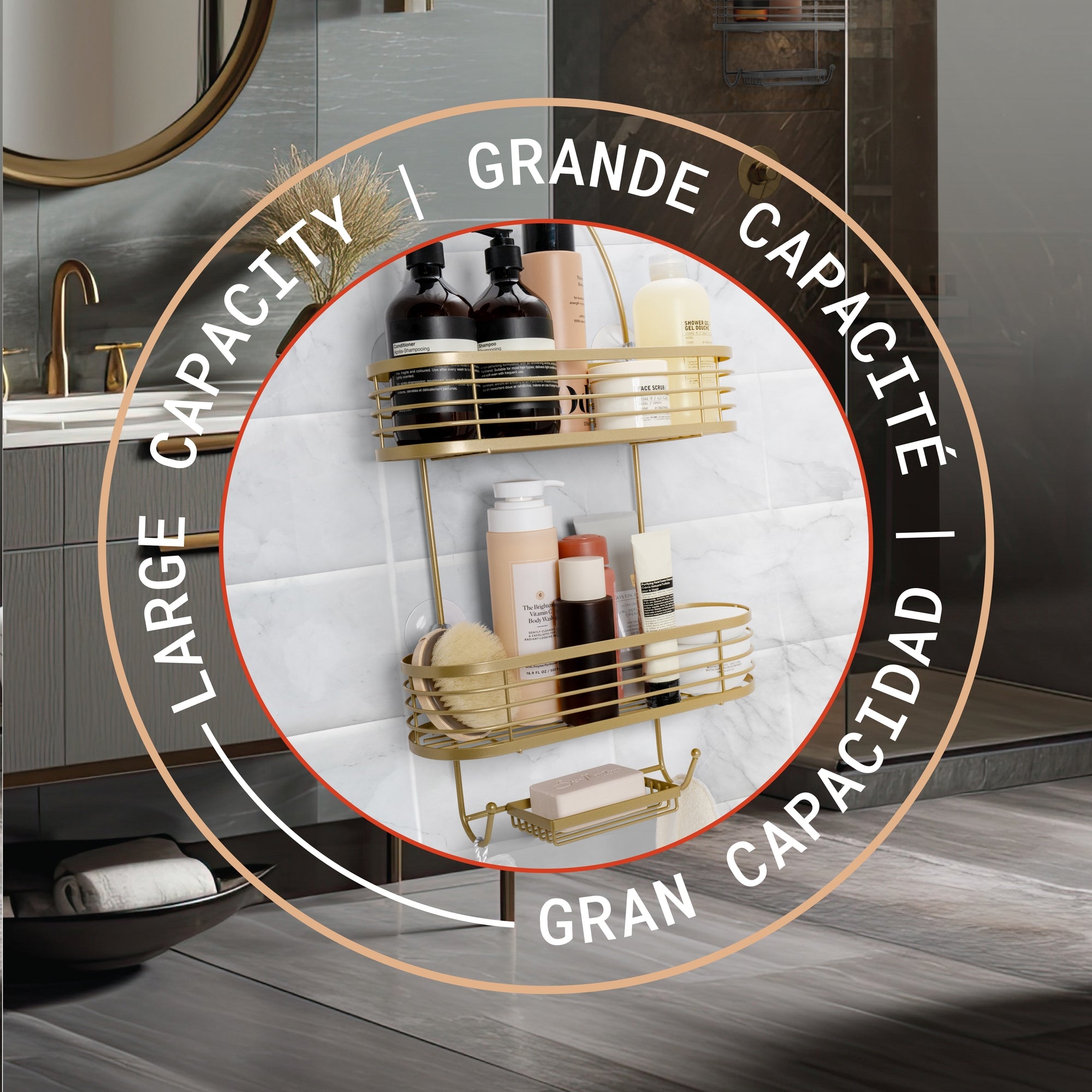 Linea 3-Tier Shower Caddy