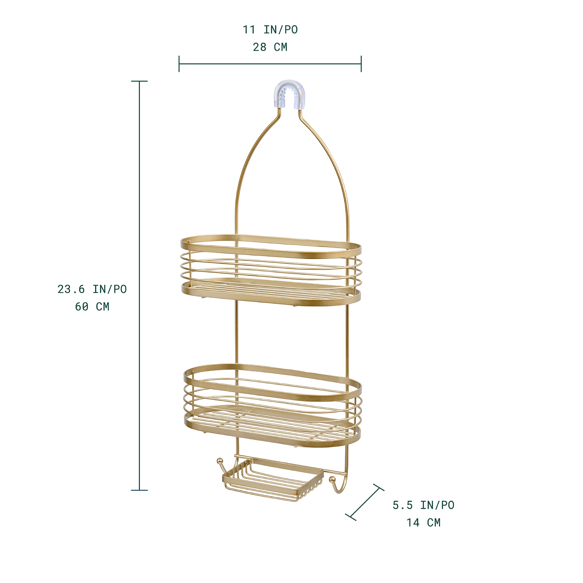 Linea Organizador para regadera de 3 niveles