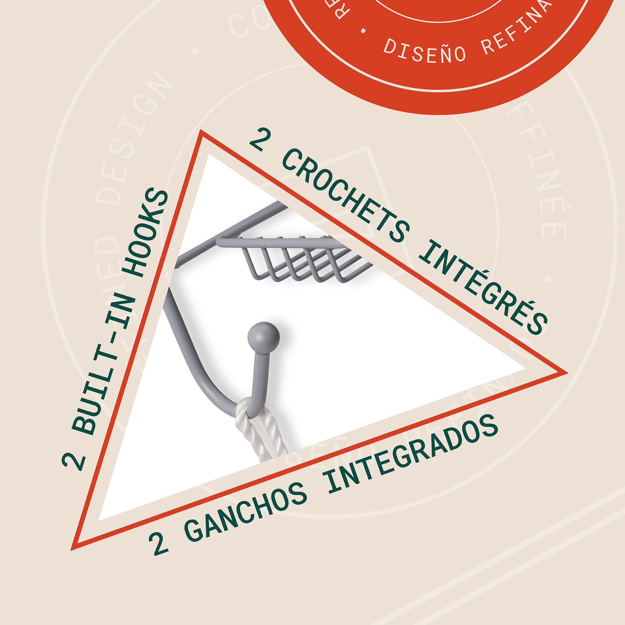 Linea Organizador para regadera de 3 niveles