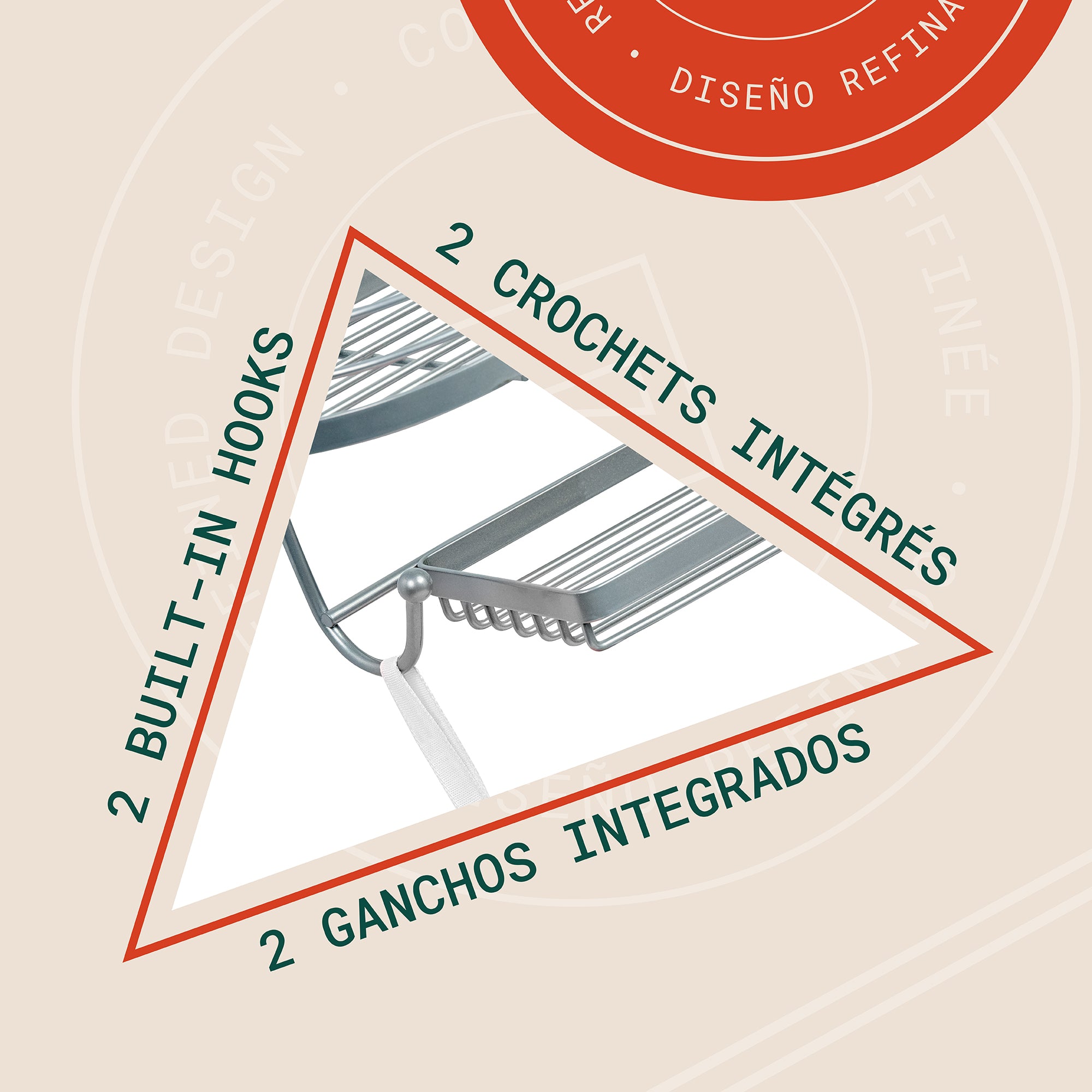 Linea Organizador para regadera de 3 niveles