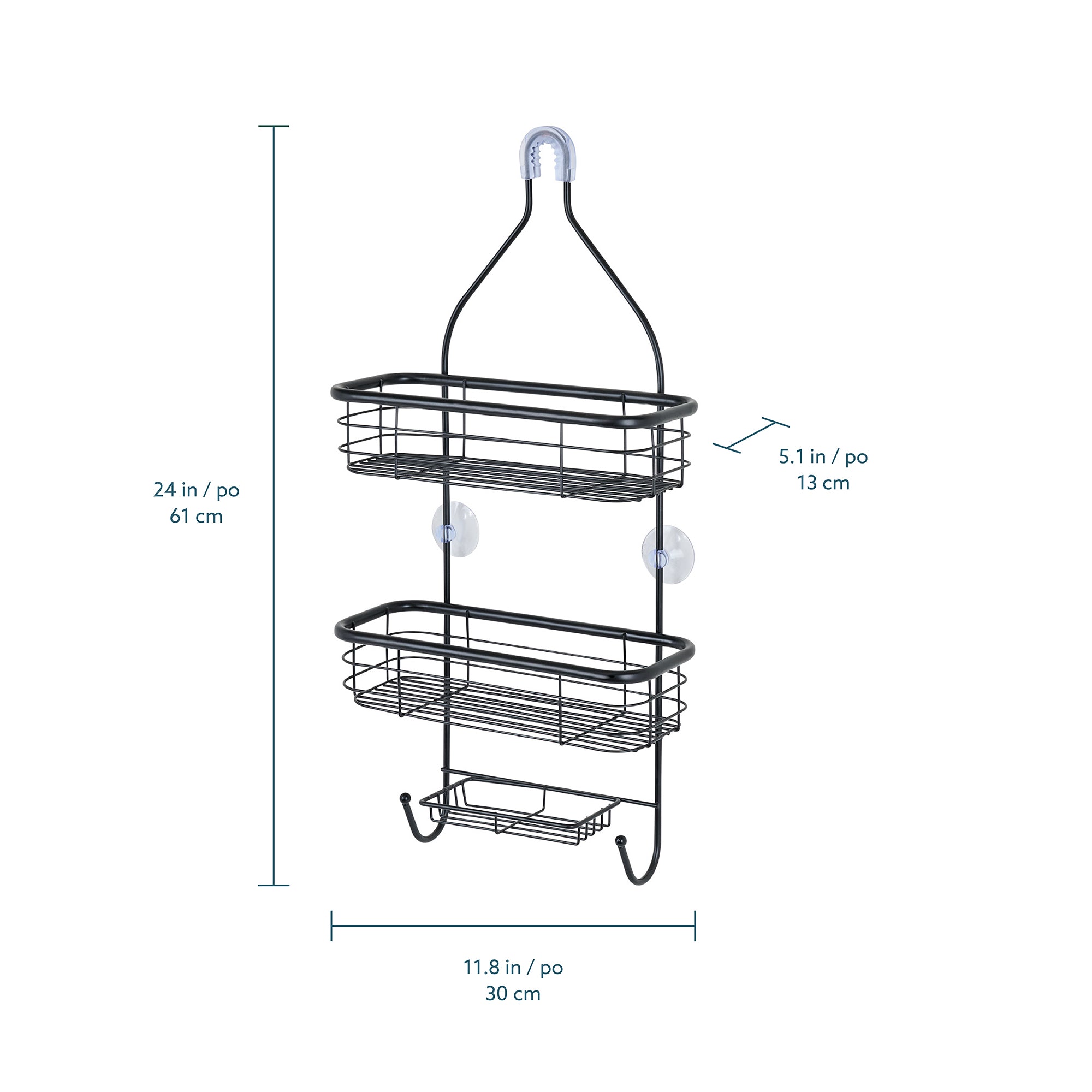 Rondo Organizador  para regadera  de 3 niveles
