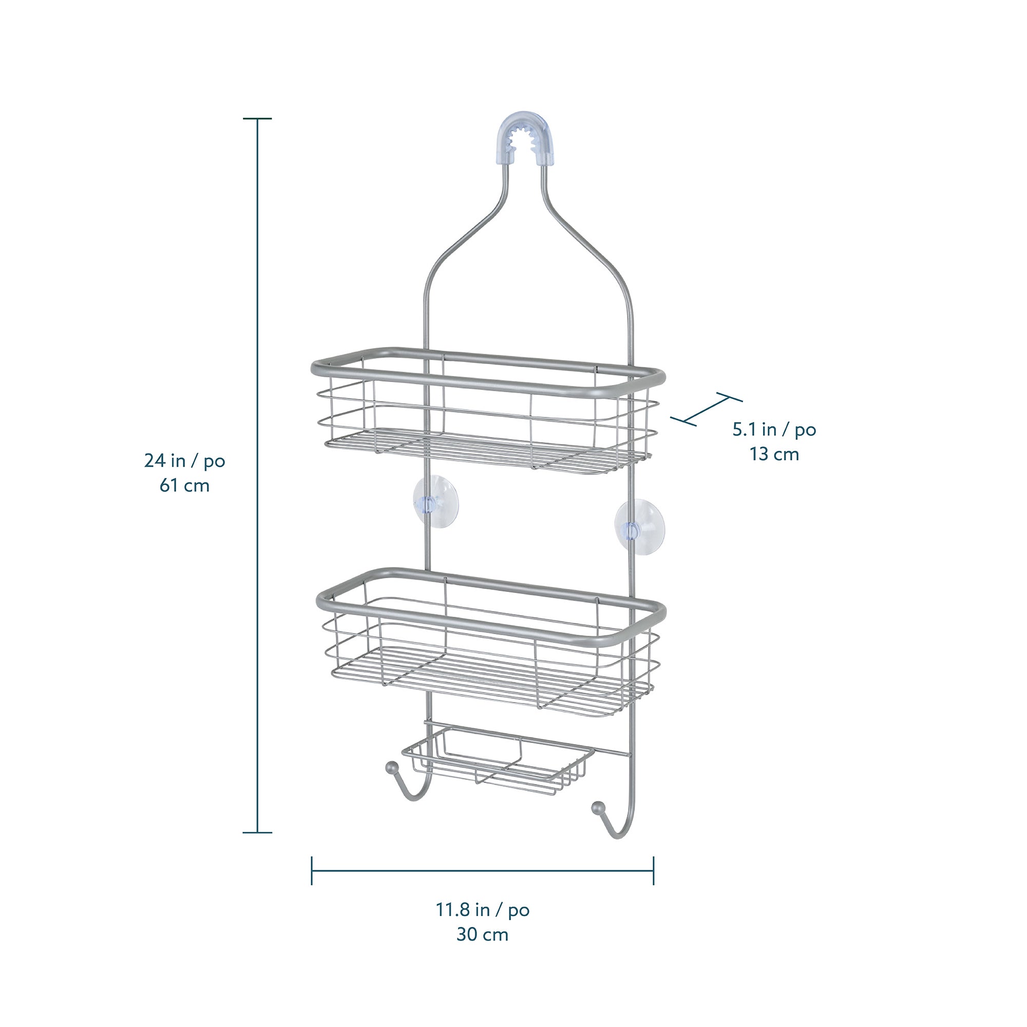 Rondo Organizador  para regadera  de 3 niveles
