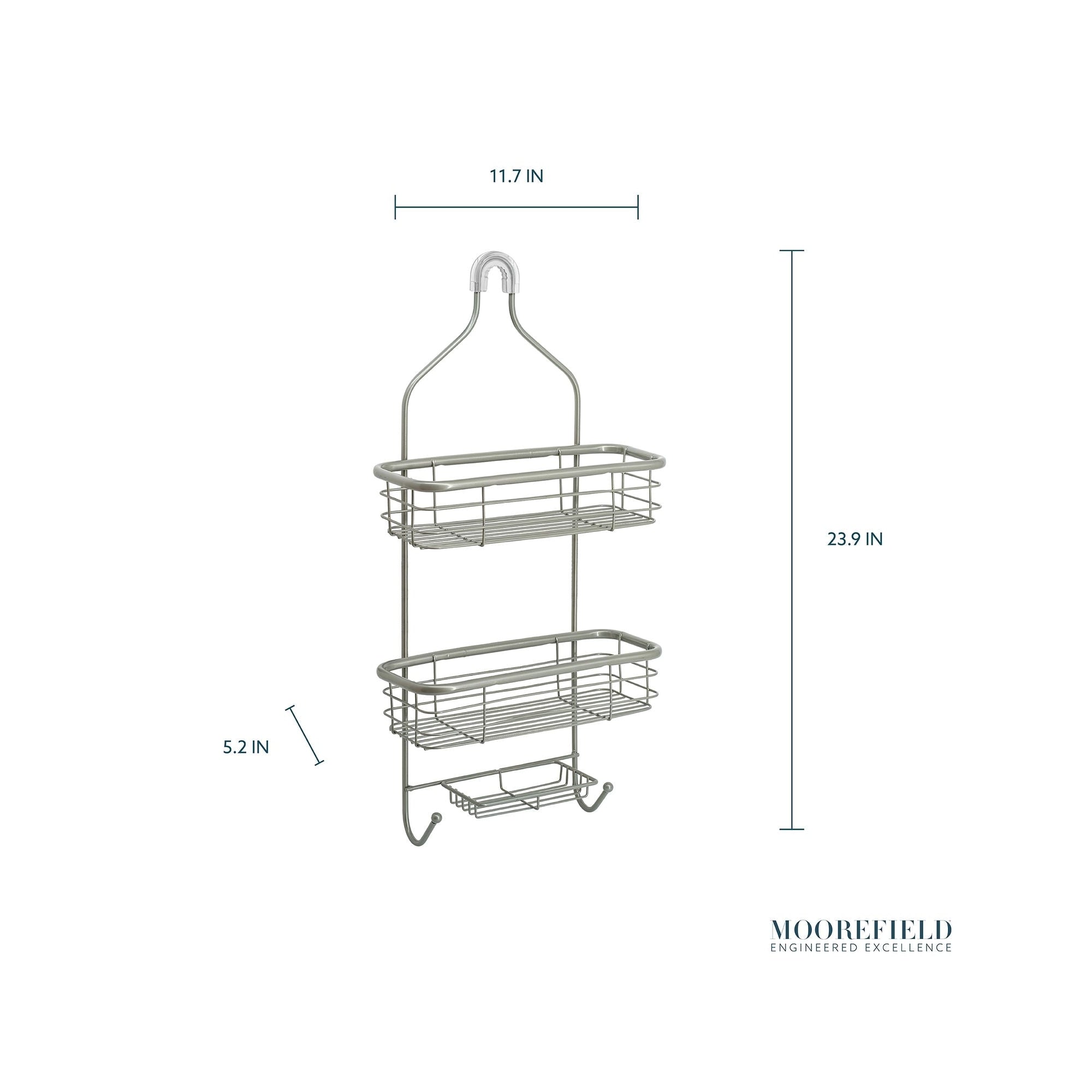 Rondo Organizador colgante para baño de 3 niveles