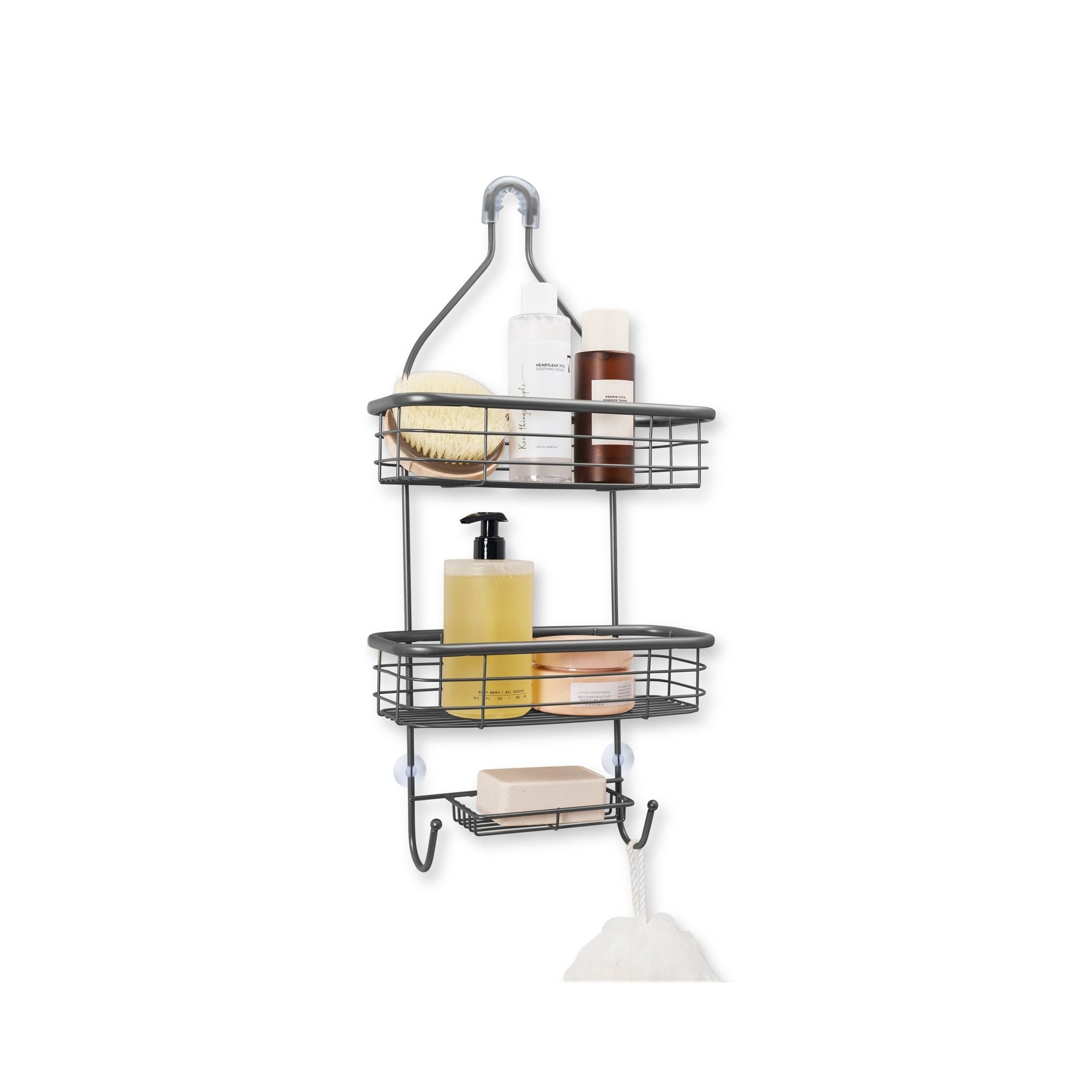 Rondo Organizador colgante para baño de 3 niveles