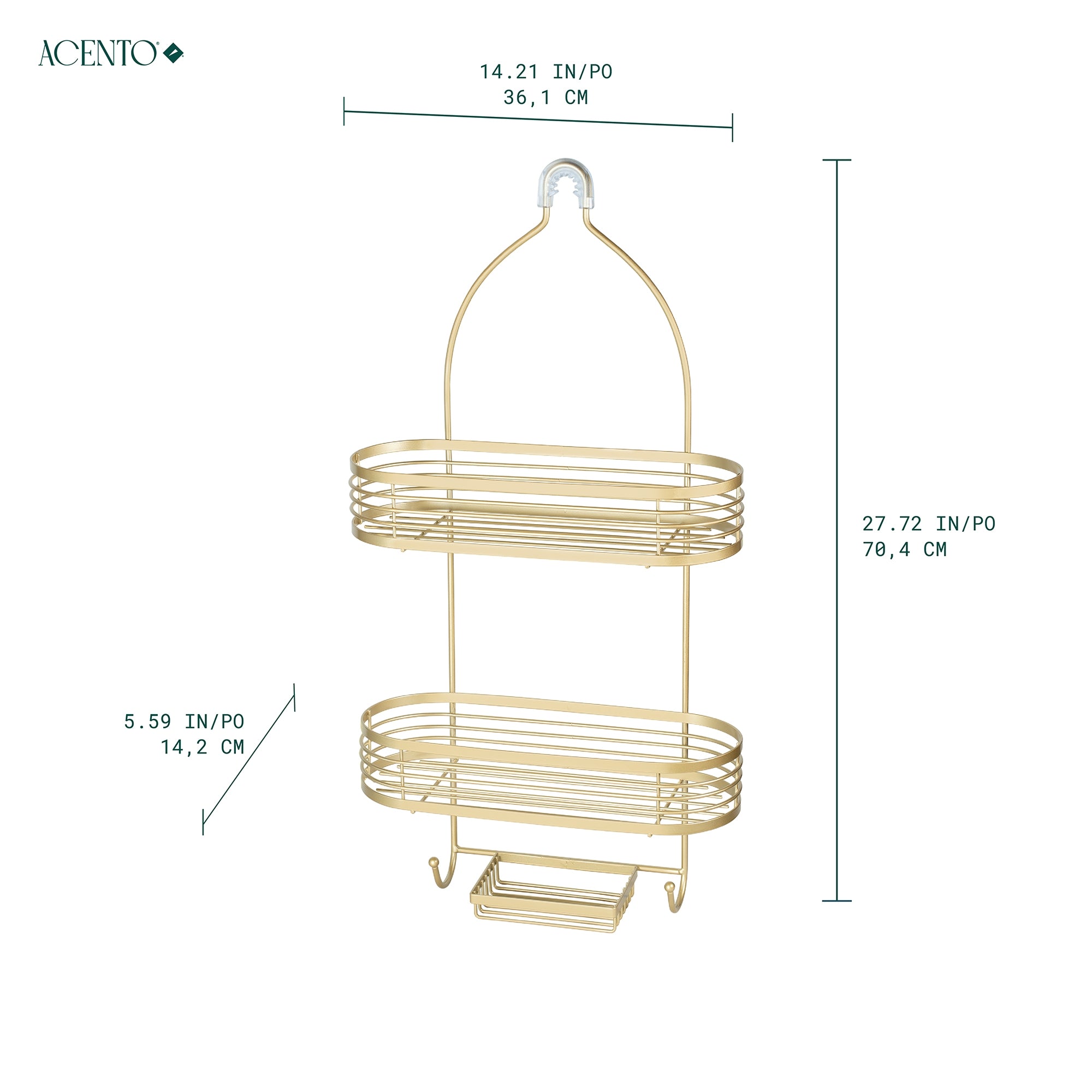 Linea 3-Tier Shower Caddy