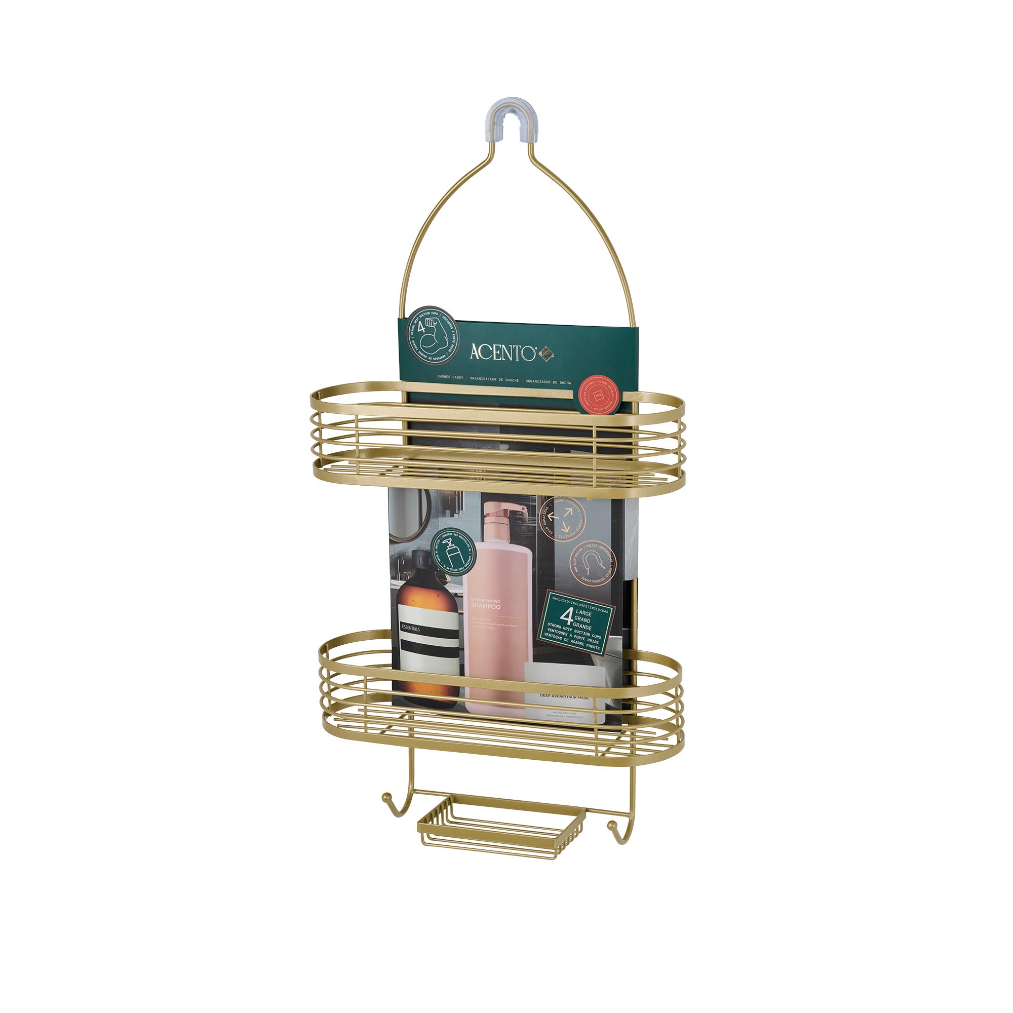 Linea Organizador para regadera de 3 niveles
