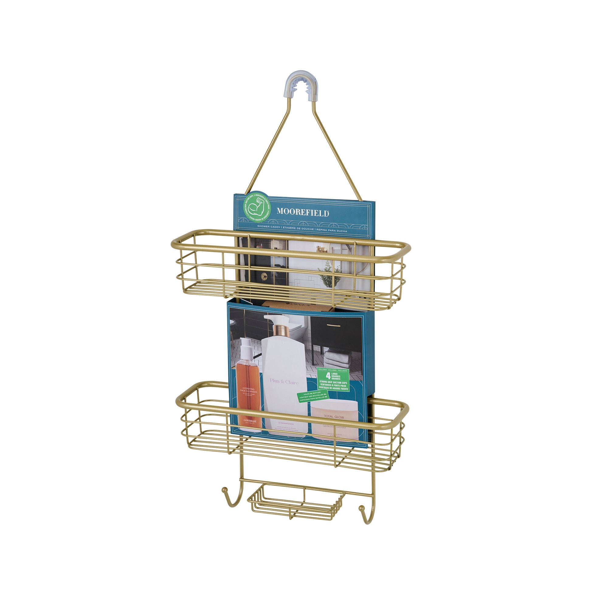Rondo Organizador  para regadera  de 3 niveles
