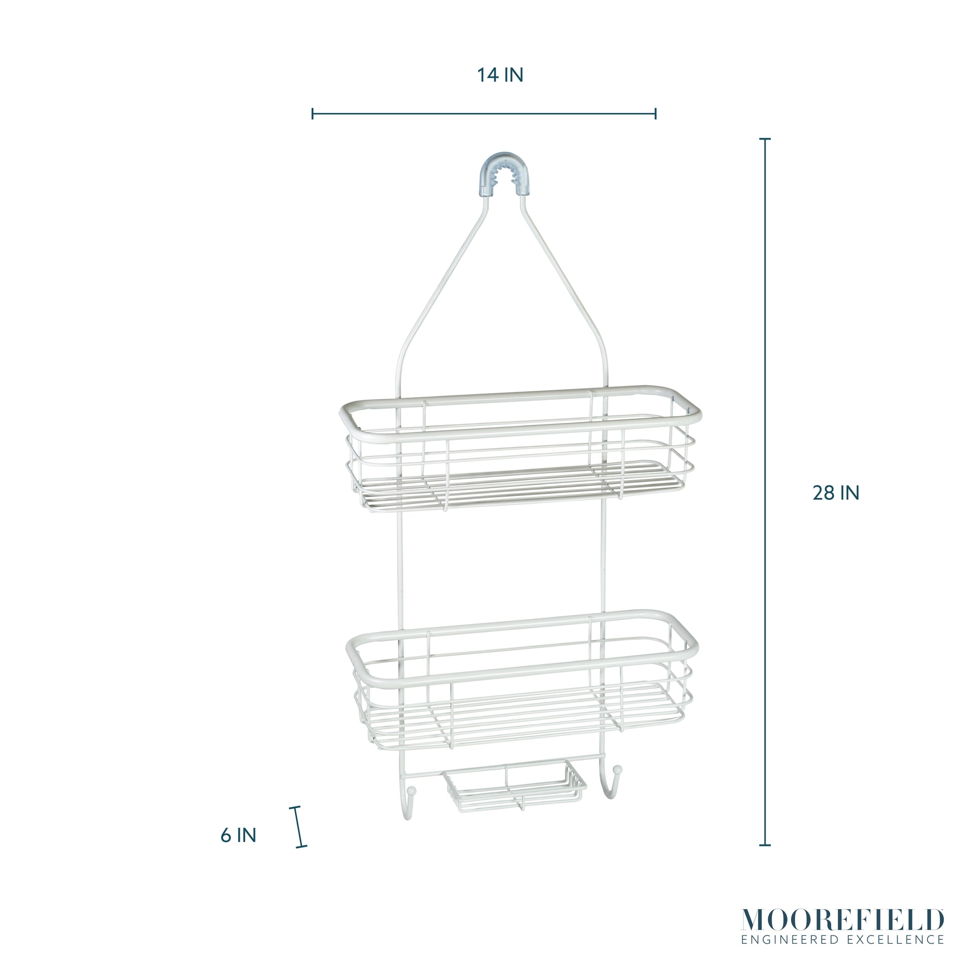 Rondo Organizador colgante para baño de 3 niveles