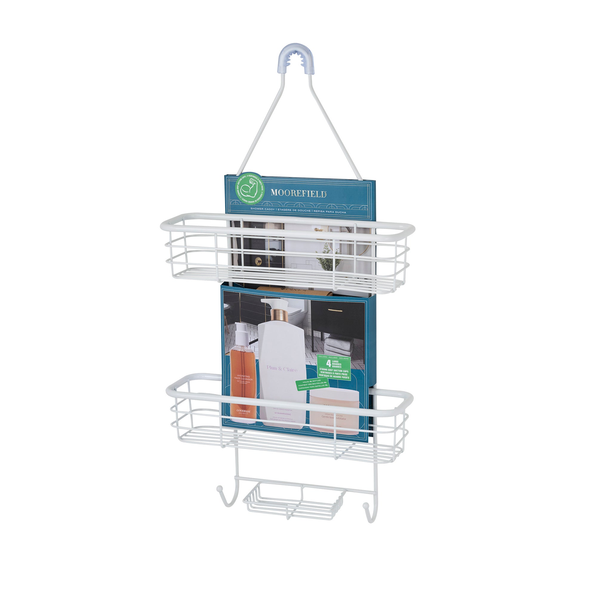 Rondo Organizador  para regadera  de 3 niveles