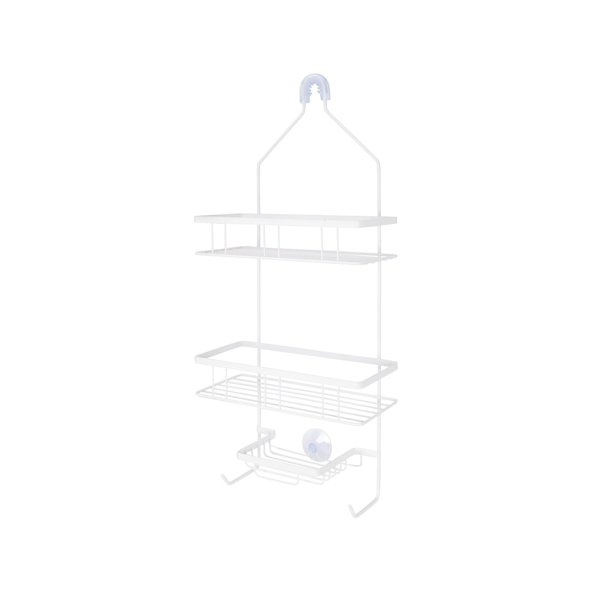Organizador de ducha rectangular de 3 niveles