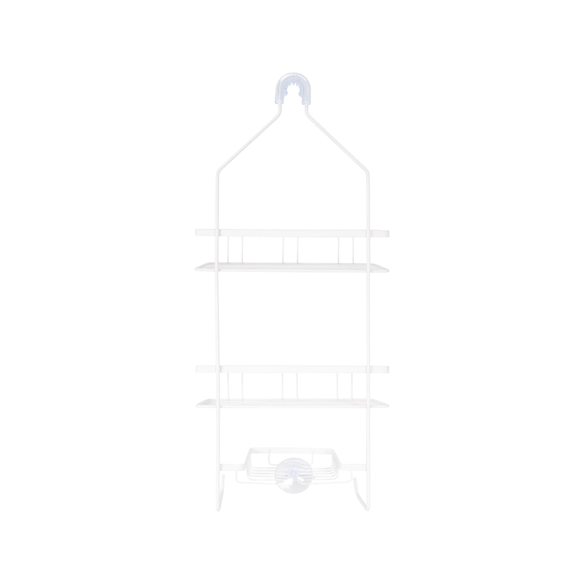 Organizador de ducha rectangular de 3 niveles