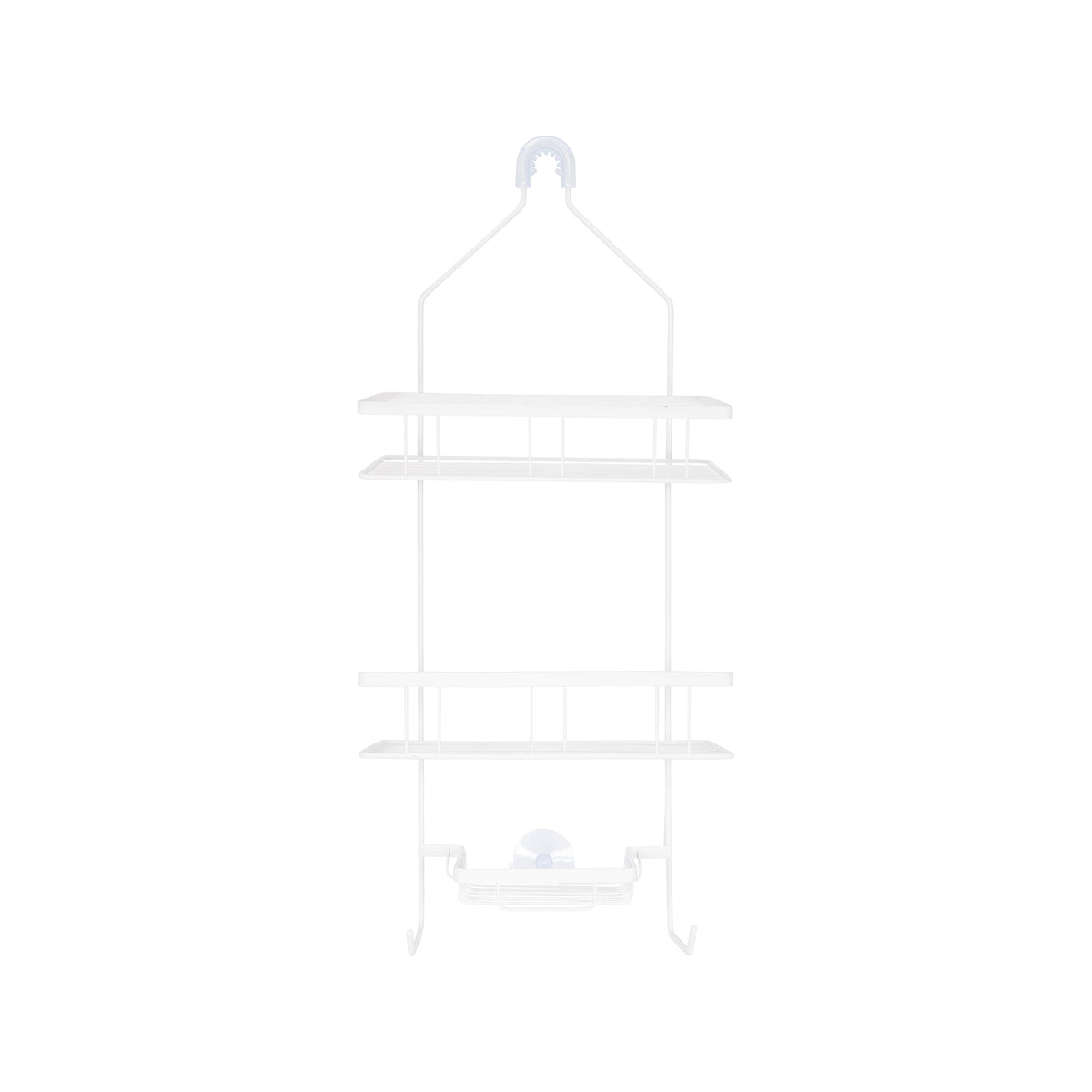 Organizador de ducha rectangular de 3 niveles