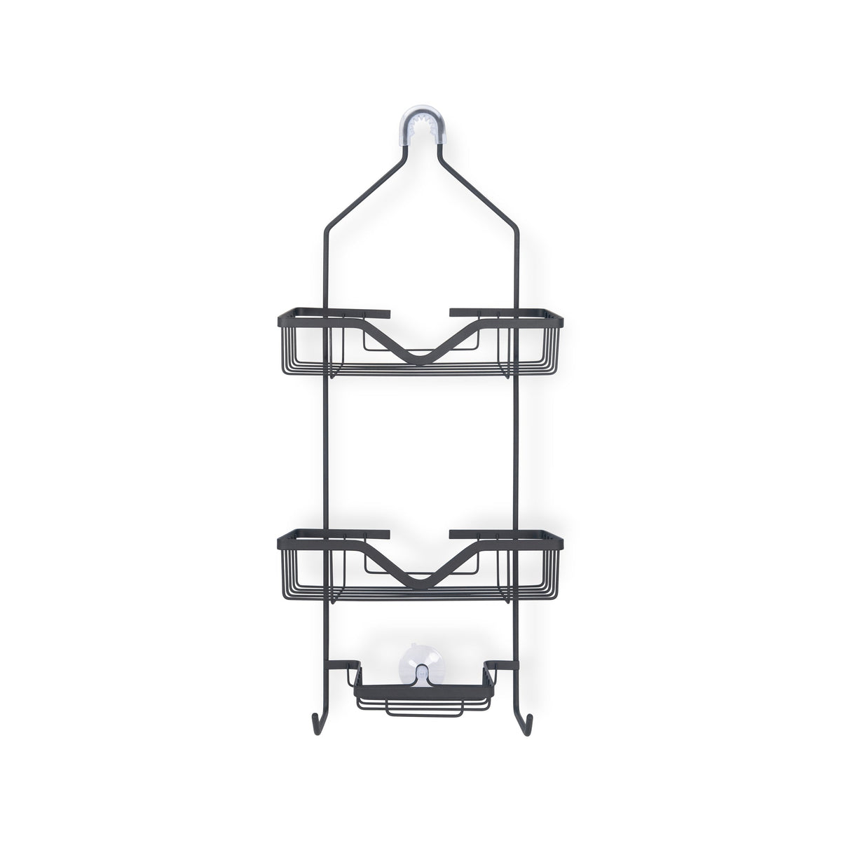 Organizador de ducha rectangular de 3 niveles